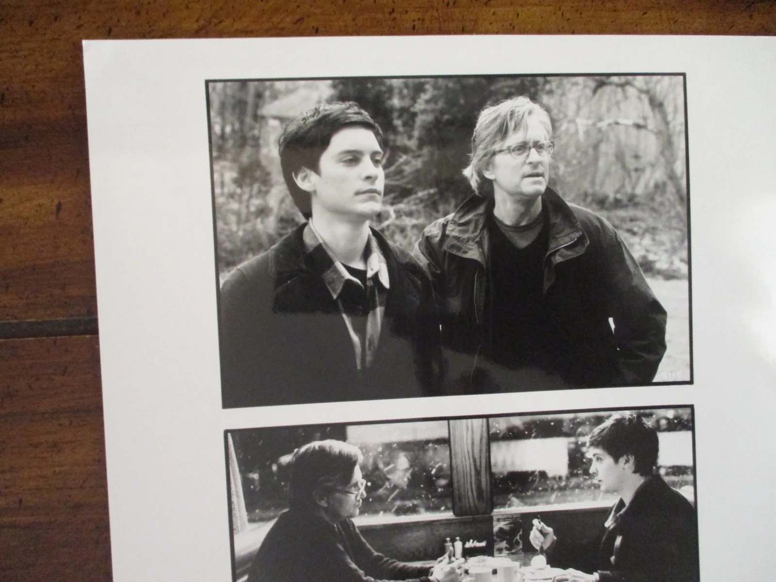 Tobey Maguire/Michael Douglas(WONDER BOYS)2000 10x 8 Black and White Press Photo, image 2