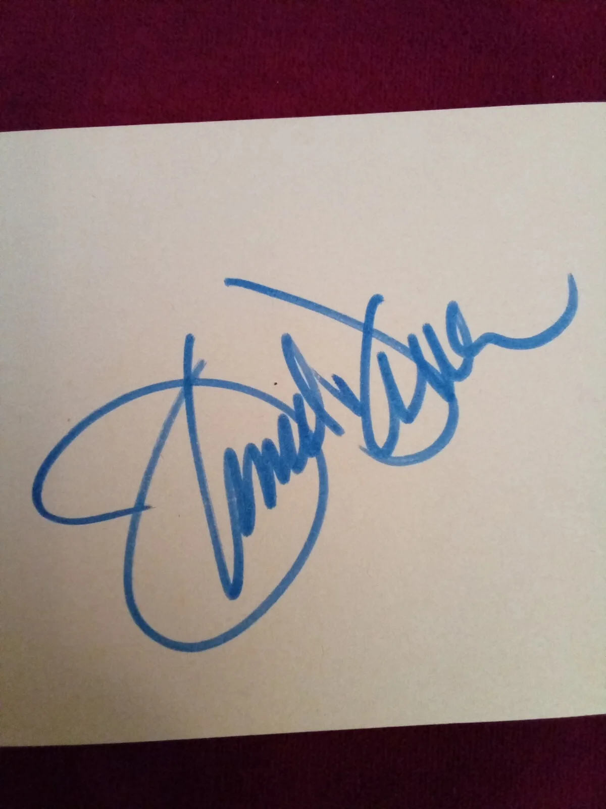 James Darren Signed 3×5 Index Card JSA Certified Autograph -#, image 2