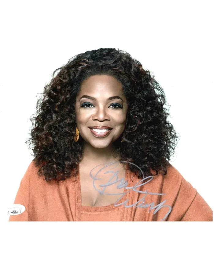 Oprah Winfrey — Oprah Winfrey signed 8x10 Photo The Oprah Winfrey Show JSA Authentication