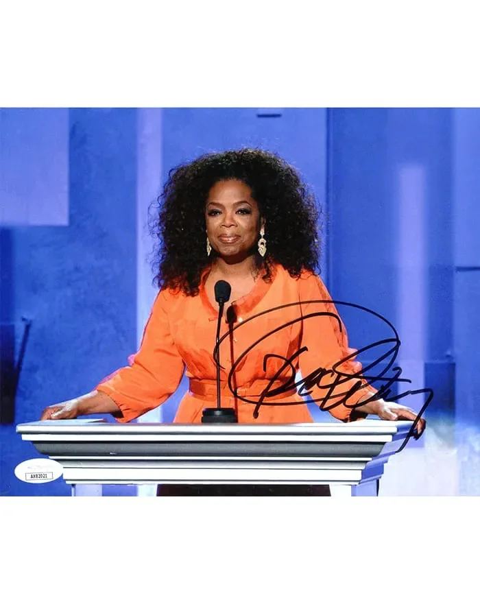 Oprah Winfrey — Oprah Winfrey signed 8x10 Photo The Oprah Winfrey Show JSA Authentication