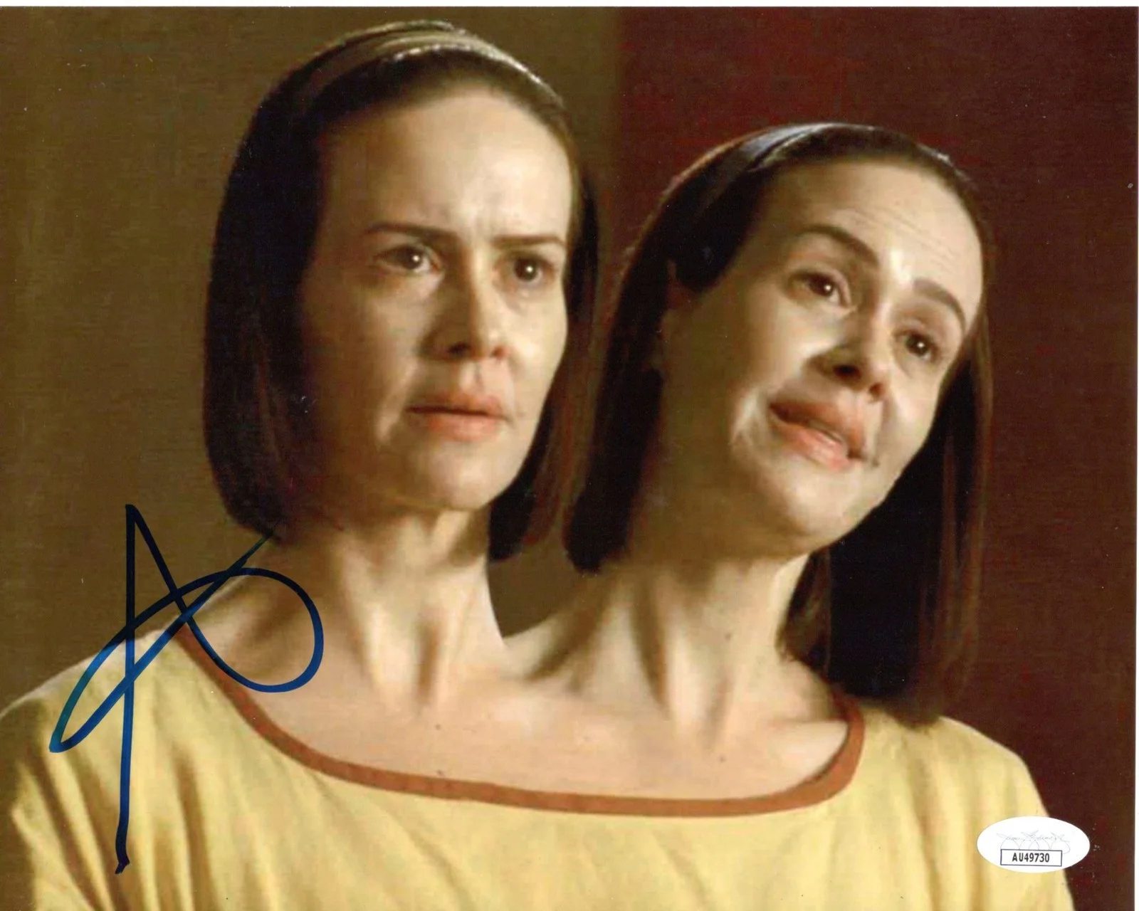 Sarah Paulson — Sarah Paulson signed 8x10 Photo Tattler Twins American Horror Story AHS JSA