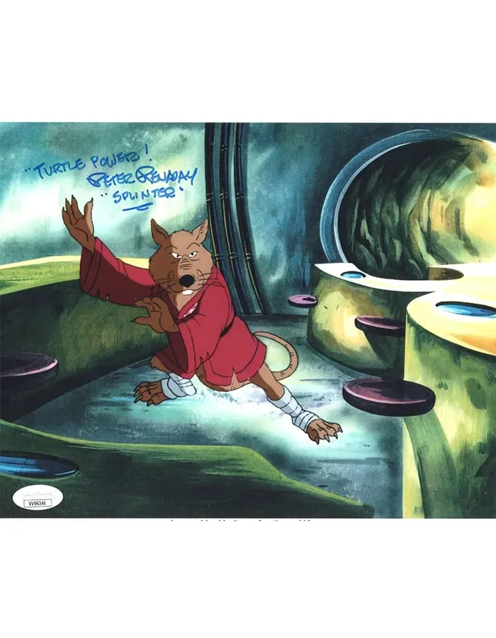 Peter Renaday — Peter Renaday signed 8x10 Photo Master Splinter Teenage JSA Authentication