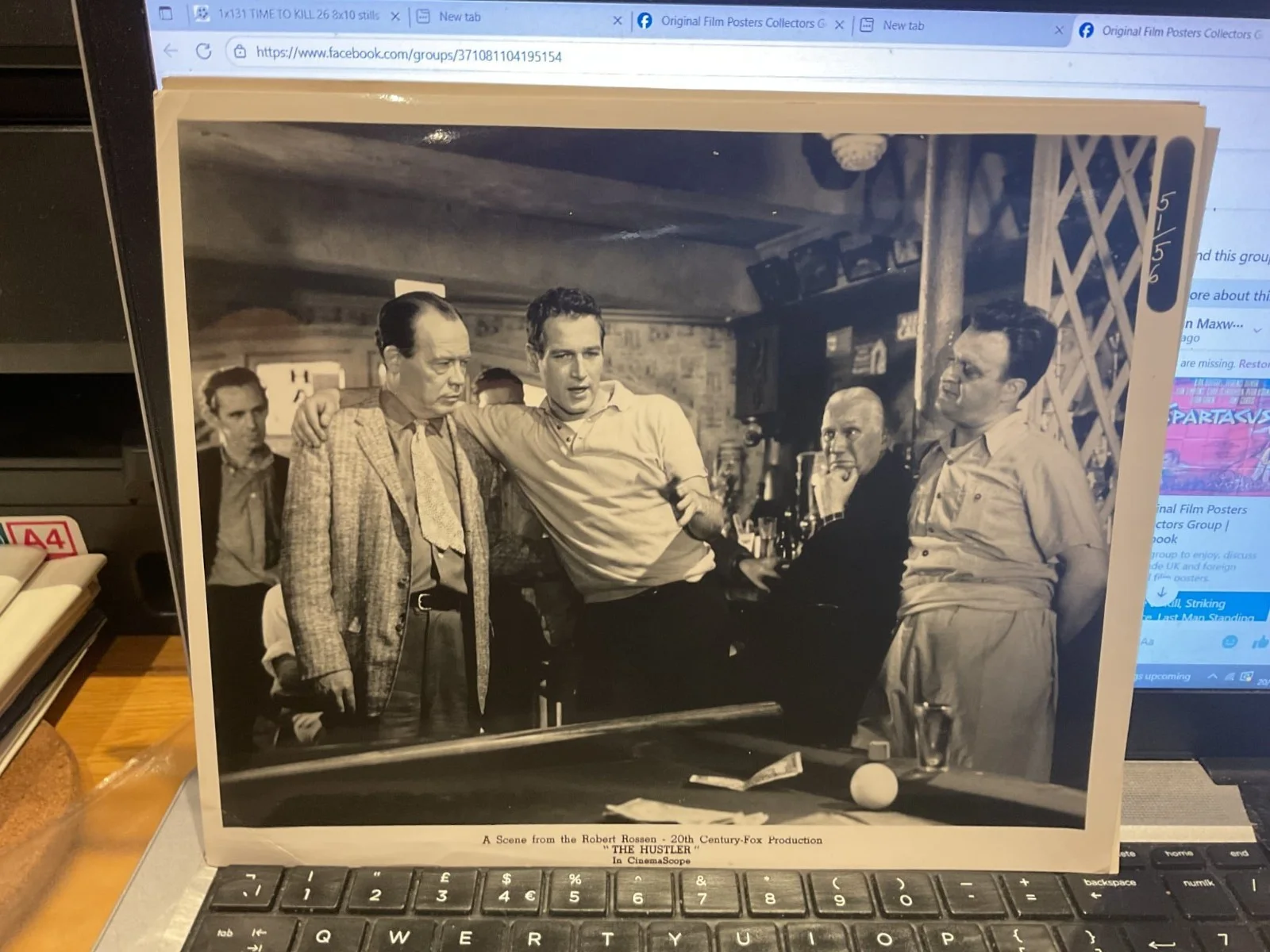 HUSTLER 1961 FILM STILLS, image 2
