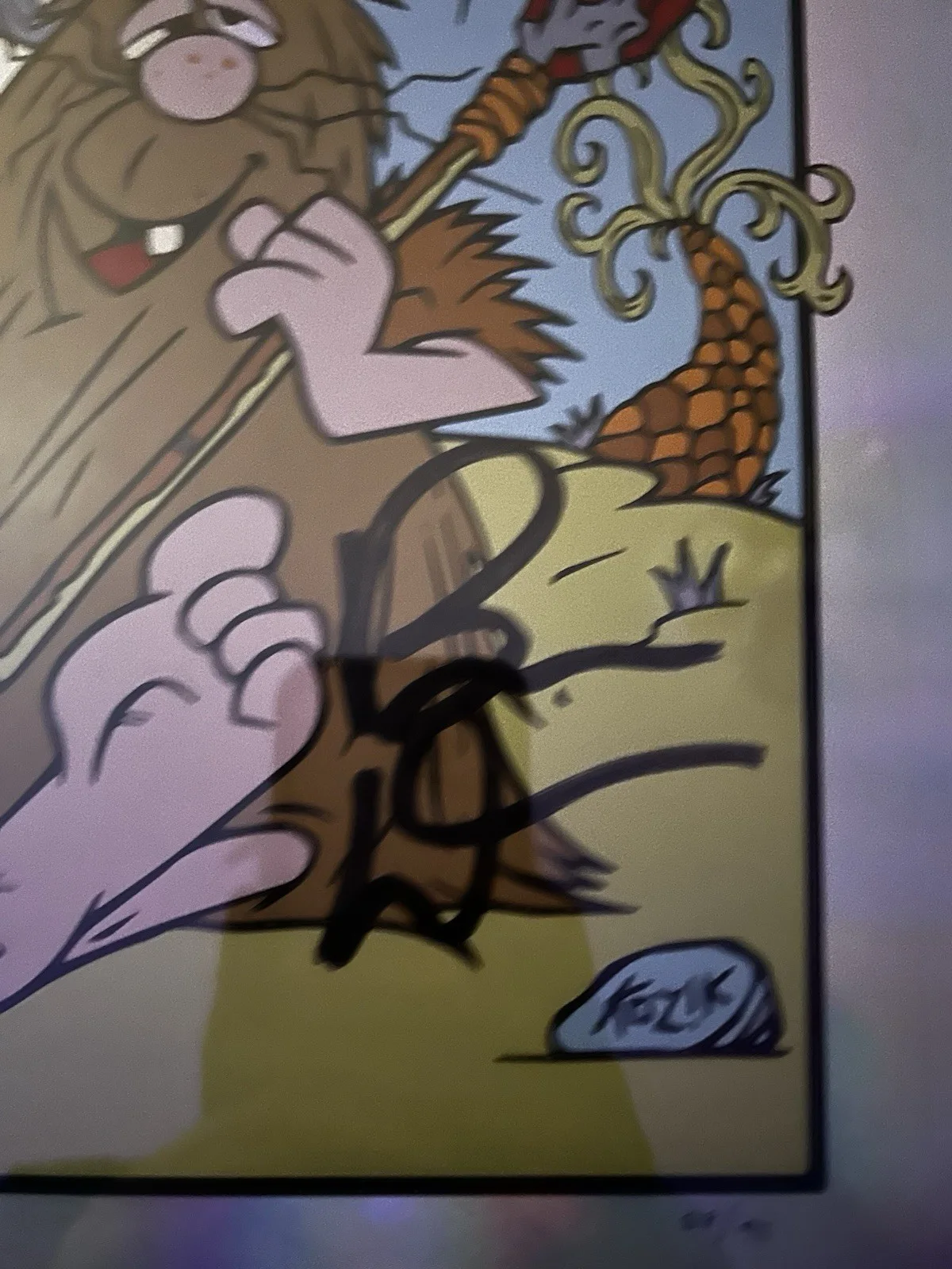 Mastodon Frank Kozik Signed Holofoil Poster Austin TX Brent Hinds Limited 28/95, изображение 2