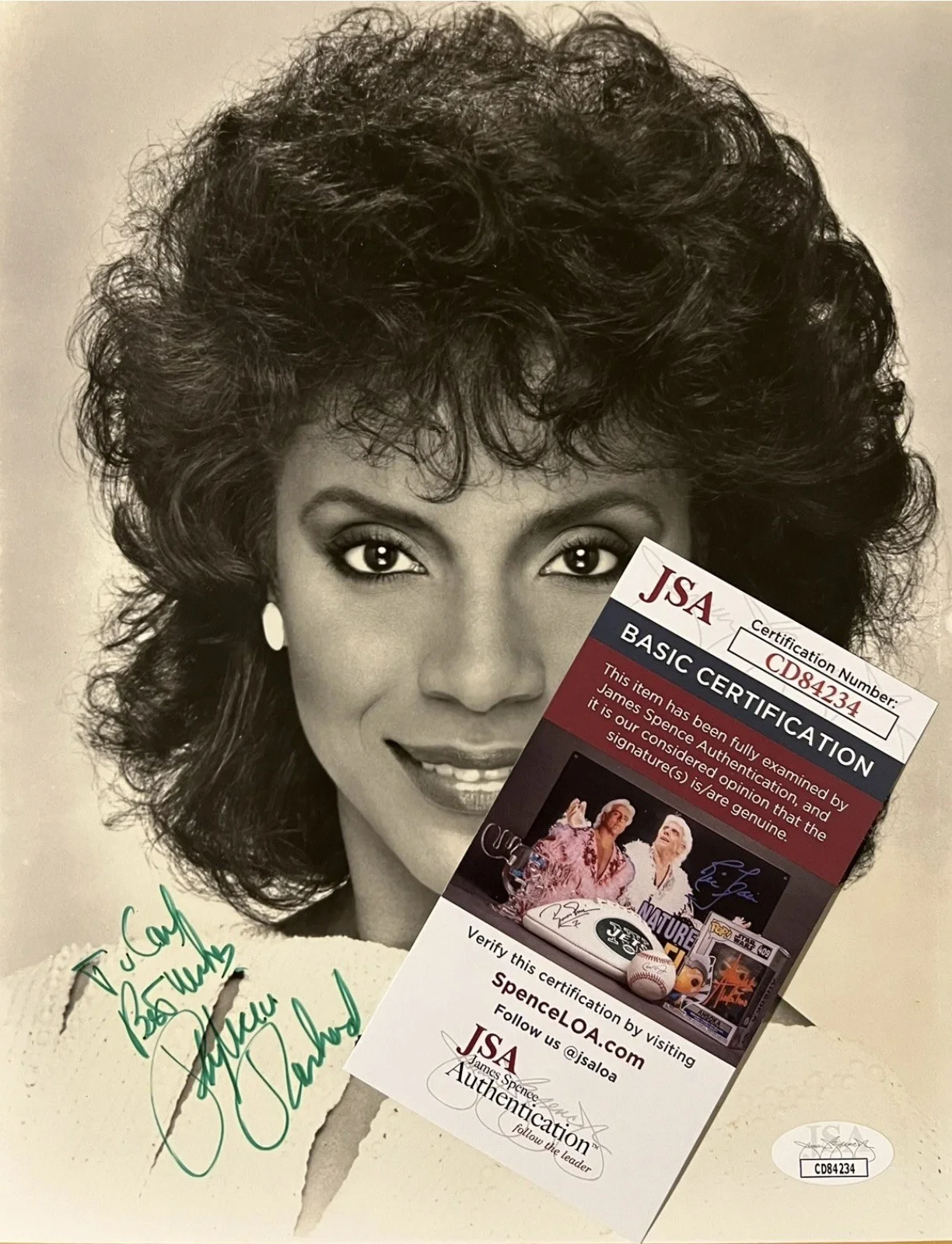 Phylicia Rashad Signed Photo JSA COA Cosby Show Creed Autograph, изображение 2