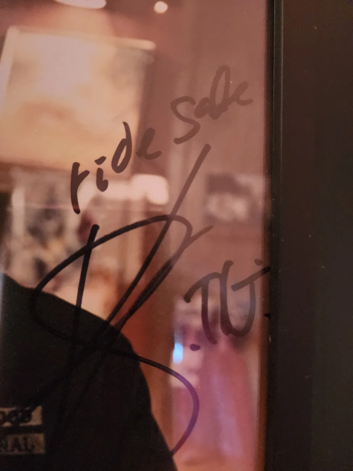 Kim Coates — Kim Coates Sons of Anarchy Beckets Authentic Autograph & Inscribed Ride Safe, изображение 2