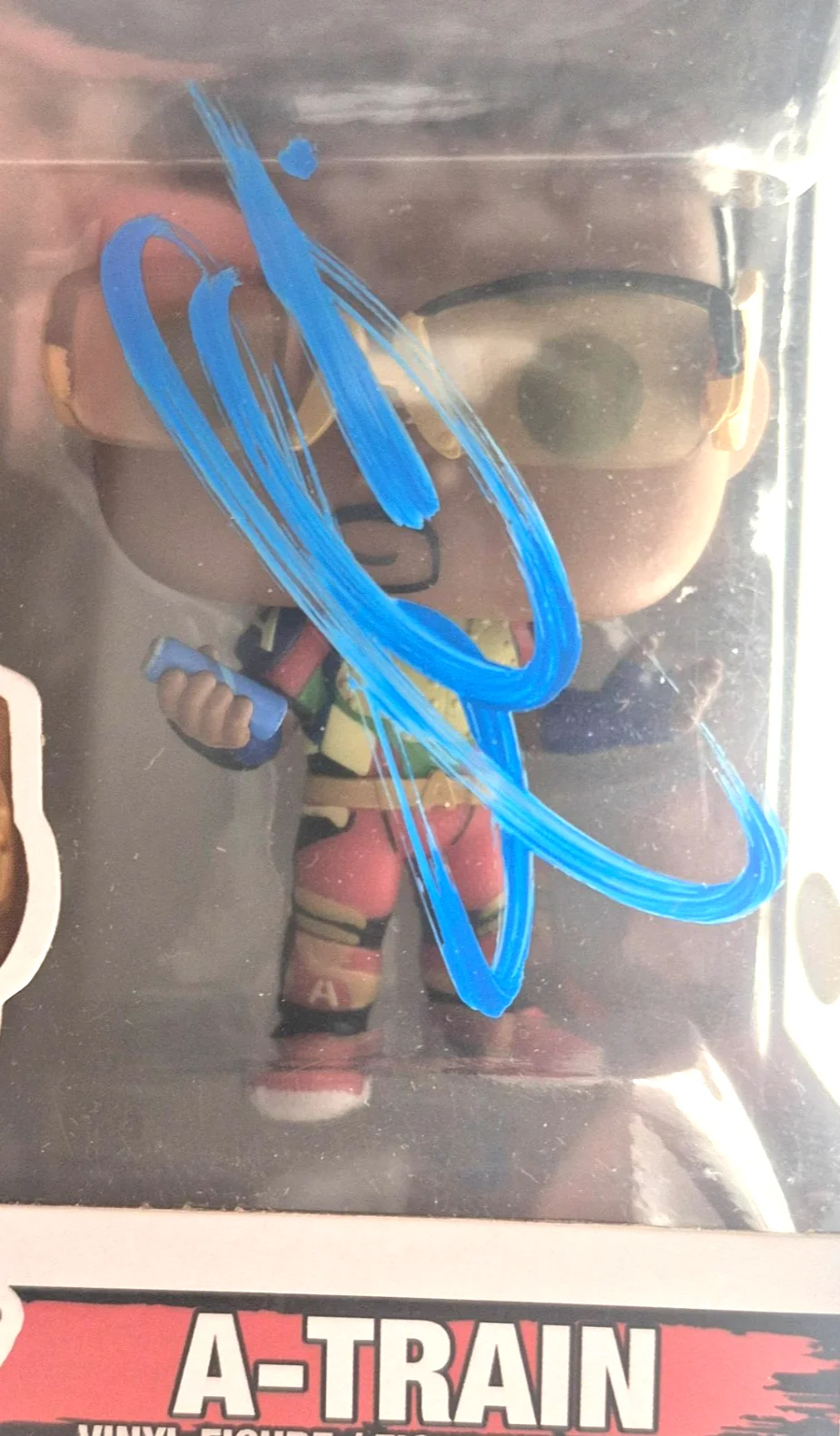 Jessie T. Usher — JESSIE T. USHER SIGNED AUTOGRAPHED THE BOYS A-TRAIN FUNKO POP 1406 RARE JSA COA, изображение 2