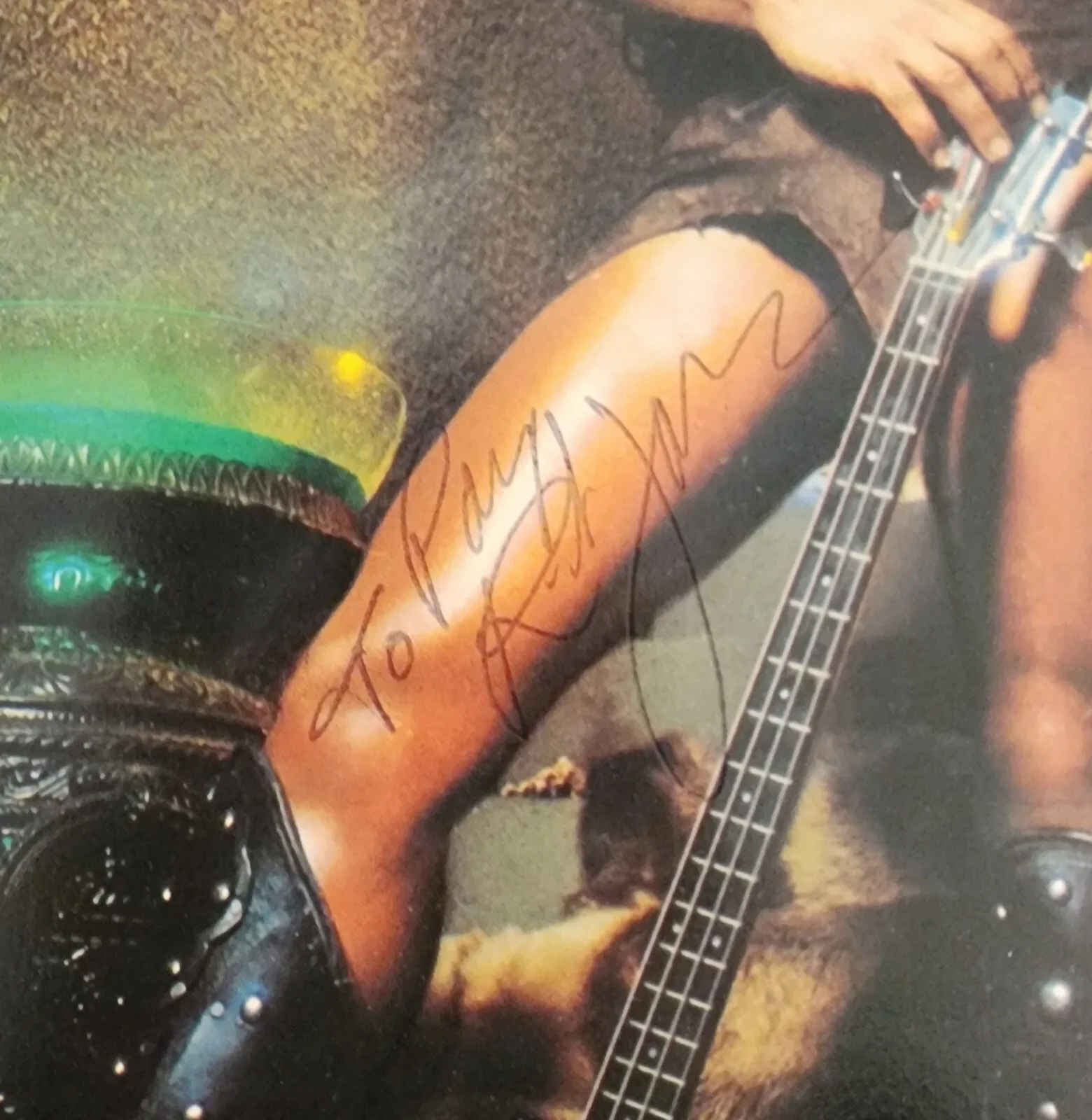Rick James Signed Throwin' Down Vinyl Record LEGEND RAD, image 2