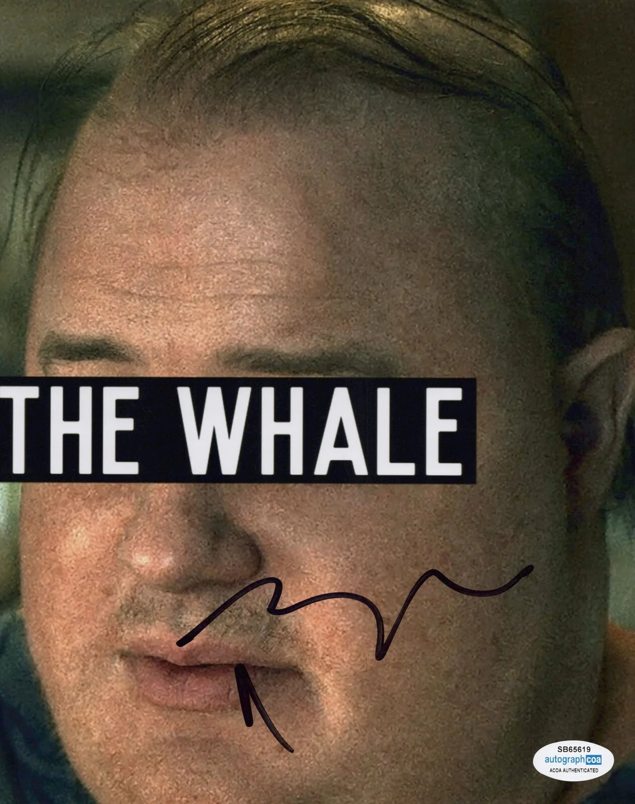 BRENDAN FRASER — Brendan Fraser signed "THE WHALE" 8x10 Photo PROOF c OSCAR Best Actor ACOA COA, изображение 3