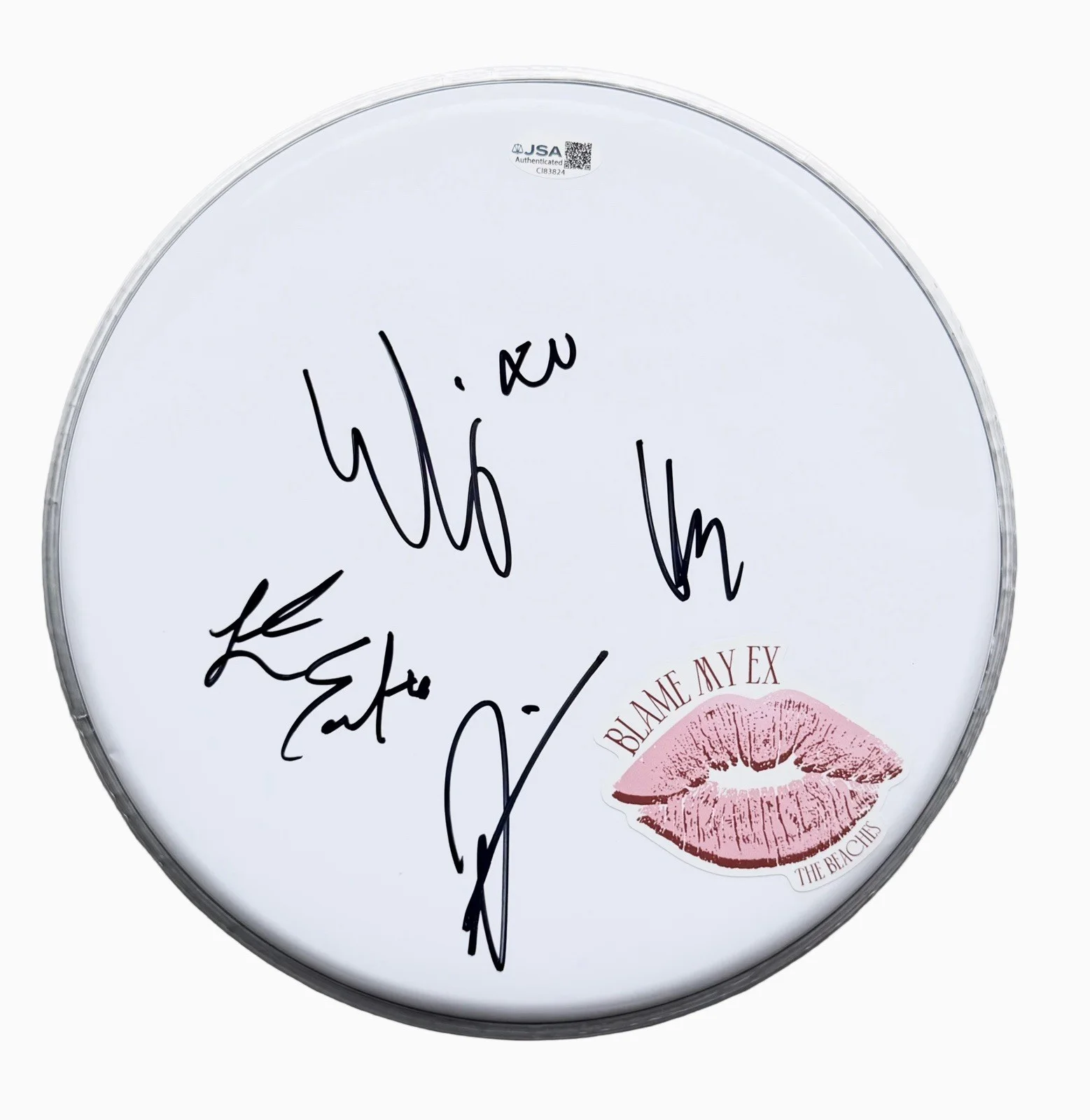 THE BEACHES BAND SIGNED DRUMHEAD JORDAN MILLER & KYLIE MILLER + 2 w/JSA COA!, изображение 2