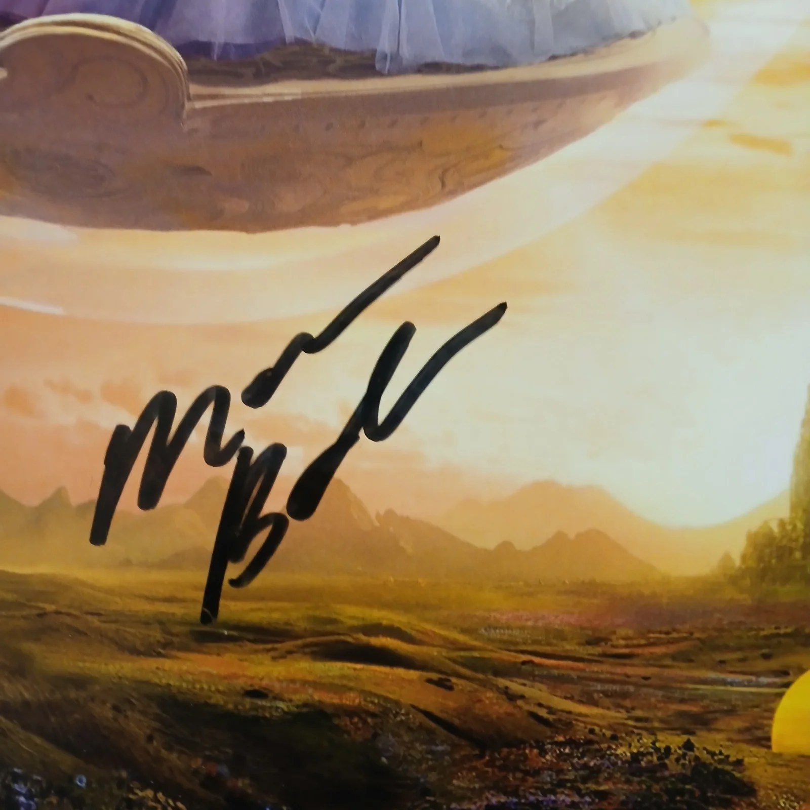 jeff goldblum, michelle yeoh, marissa bode — WICKED FOR GOOD 🔥 11X17 CAST SIGNED PHOTO 📸 (GOLDBLUM/YEOH) 🔥, изображение 3