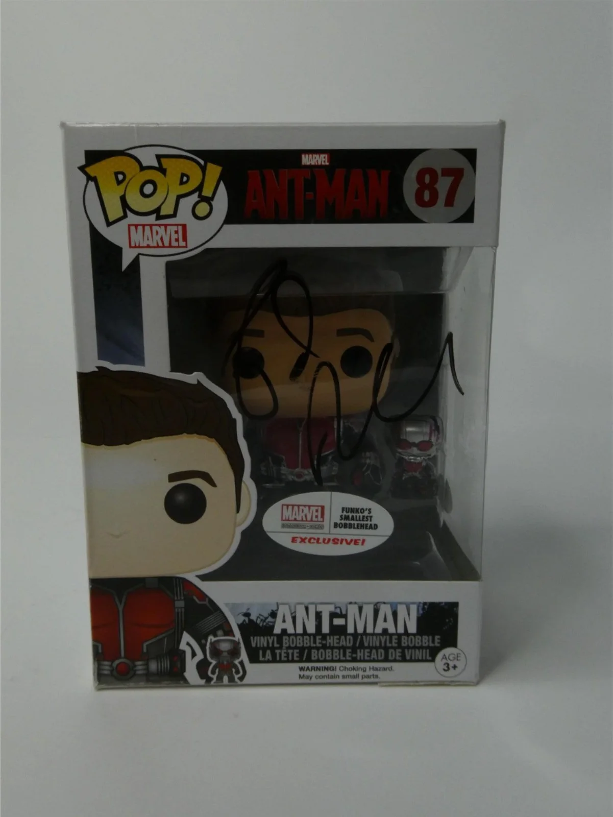 Paul Rudd — Paul Rudd Signed Funko Pop Ant-Man 87 Autographed JSA COA, image 2