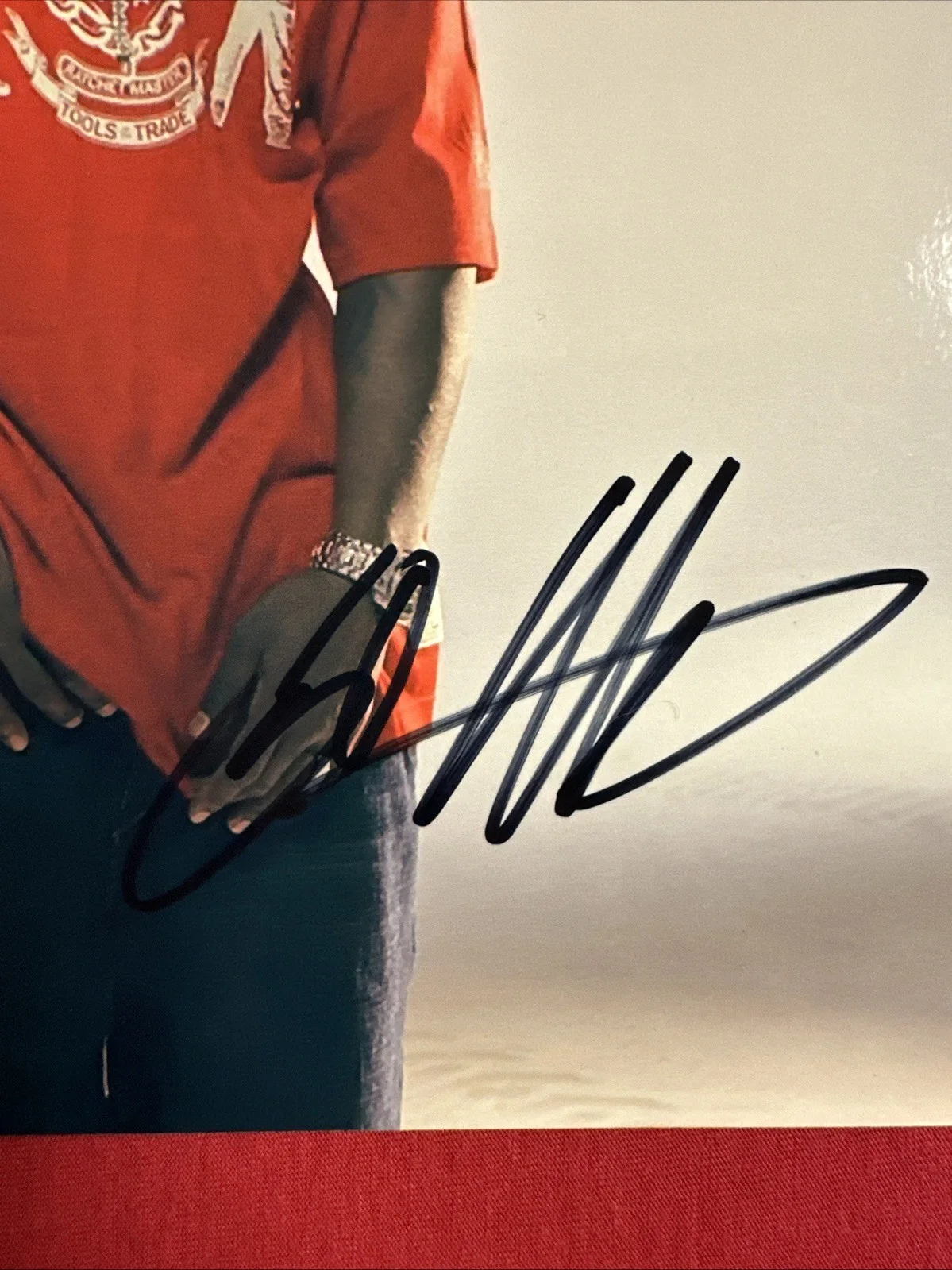 50 Cent — 50 Cent Curtis Jackson Autograph Signature 8 X 10 PSA Authentication, image 2