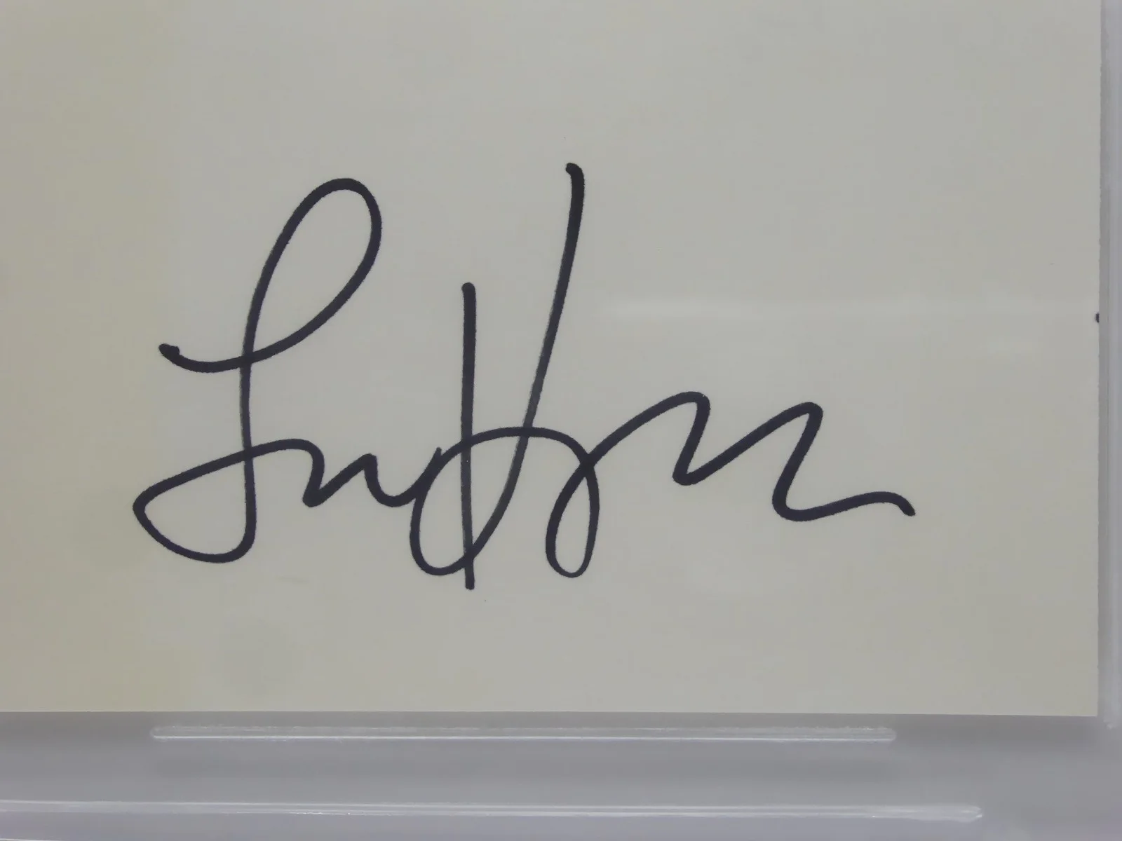 Larry King — Larry King Signed Autographed Slabbed 3x5 Index Card TV & Radio Host Beckett COA, изображение 2