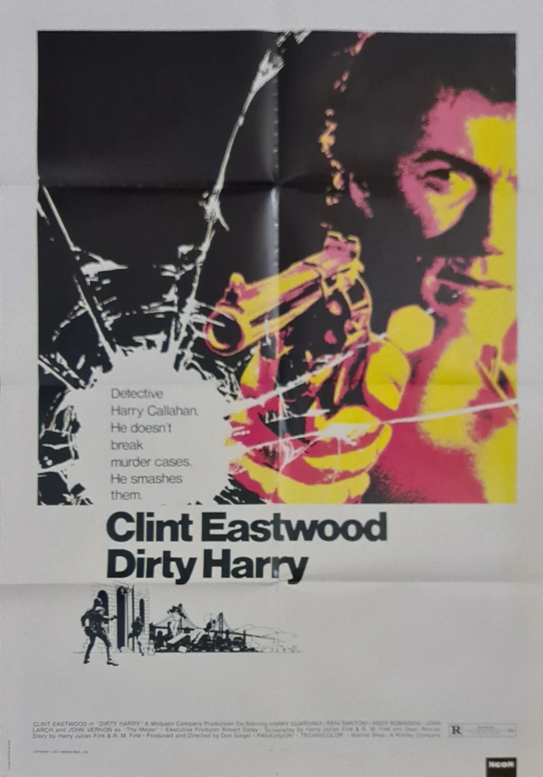 2 Double Sided Poster Dirty Harry / Thing Magnum Force / Modesty Blaise Eastwood, изображение 4