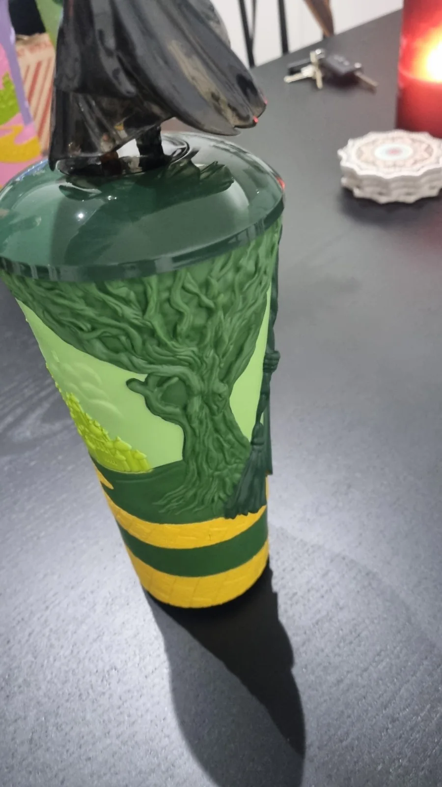New Elphaba Wicked For Good Gripper Cup Mug 32oz VUE Cinema, изображение 5