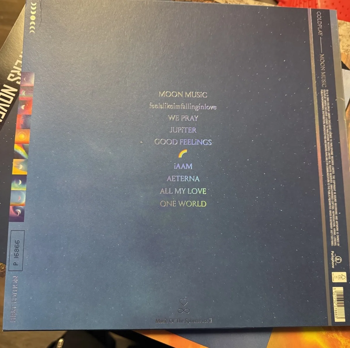 Coldplay Autographed Moon Music, image 5