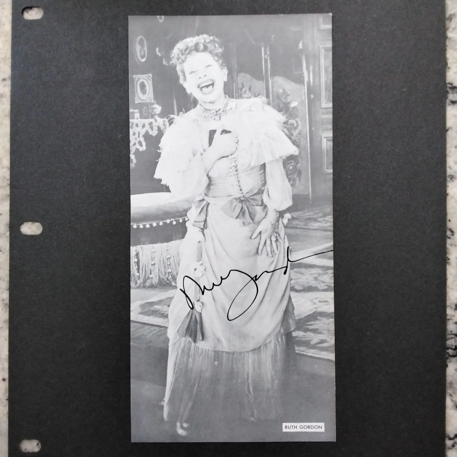 Ruth Gordon Signed Book Photo Movie Stage Actress Rosemary's Baby Harold & Maude, изображение 5