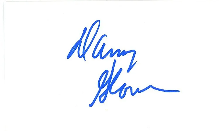 Danny Glover — LETHAL WEAPON -DANNY GLOVER-MEARS Signed/Autograph/Auto Vintage Movie Index Card