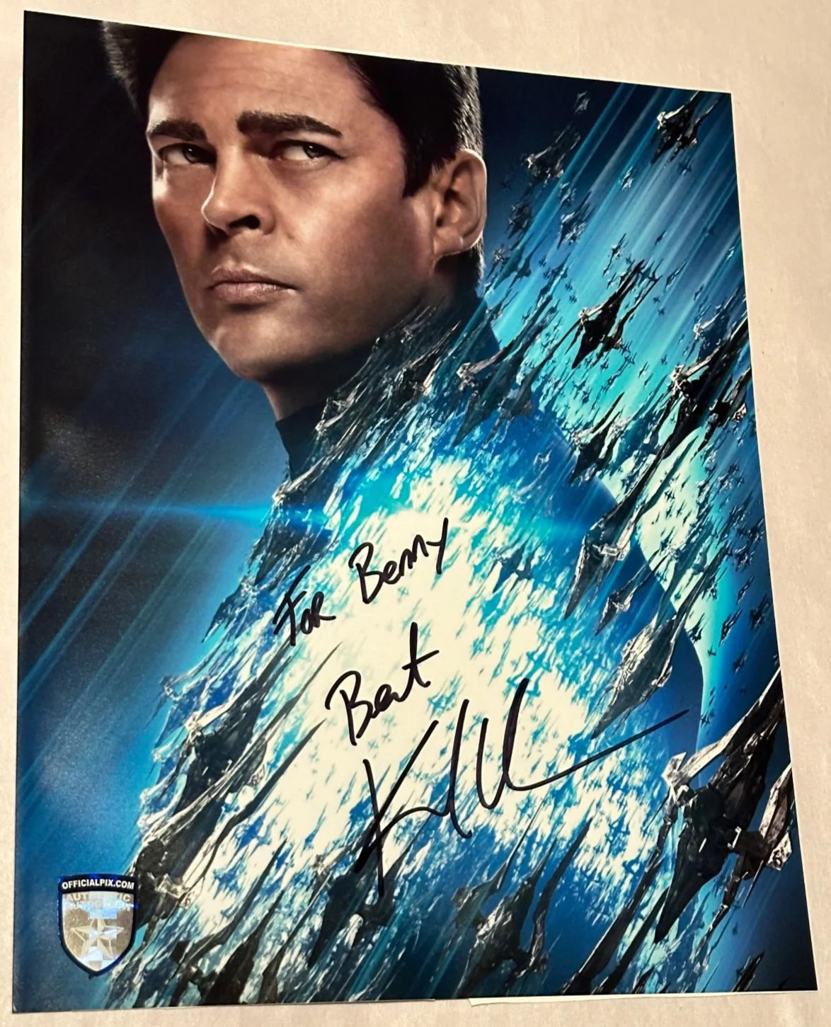 Karl Urban — Karl Urban Star Trek Signed Authentic 8x10 Photo Autographed Official Pix COA