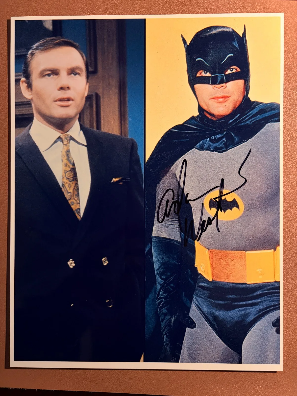 Adam West — Adam West Signed•RARE CLASSIC VINTAGE•Batman 1966-1968 TV w/COA