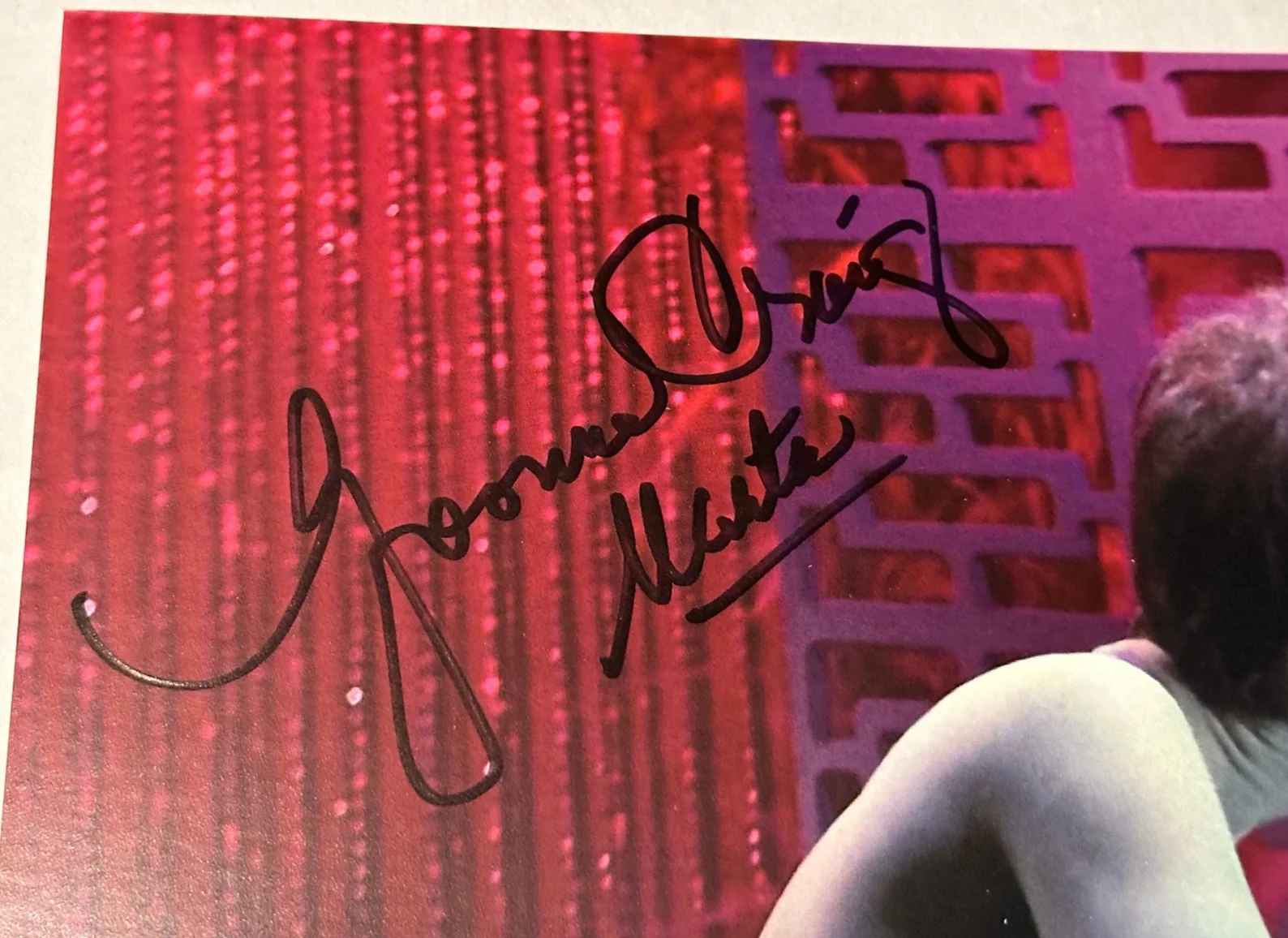 Yvonne Craig — Yvonne Craig and William Shatner Dual Siged 8x10 Star Trek Photo with JSA COA, изображение 2