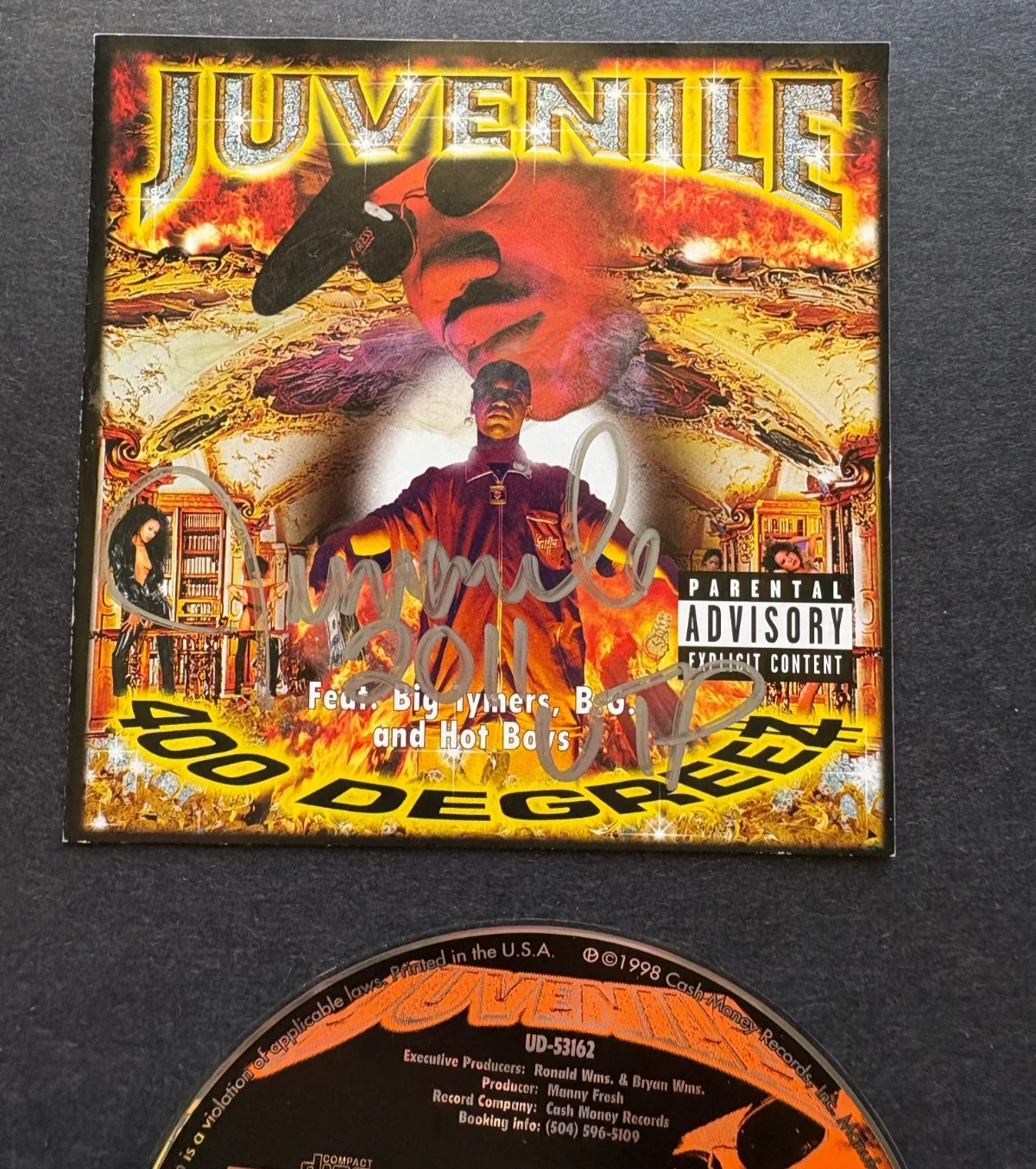 Signed Juvenille "400 Degrees" CD - Autographed, image 3
