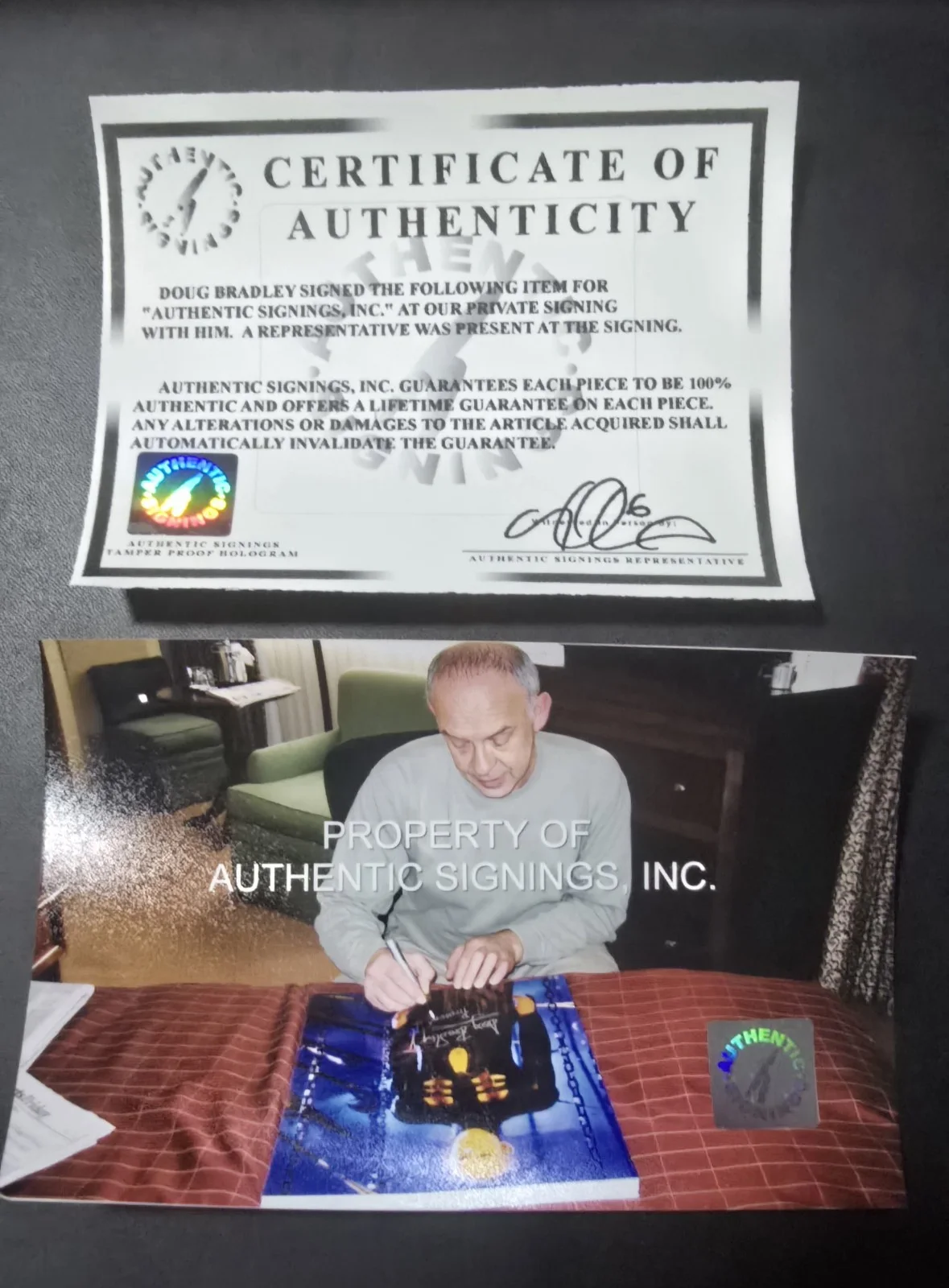 Doug Bradley — Doug Bradley Signed 16x20 Photo Hellraiser Pin Head Celebrity Authentics Proof, image 2