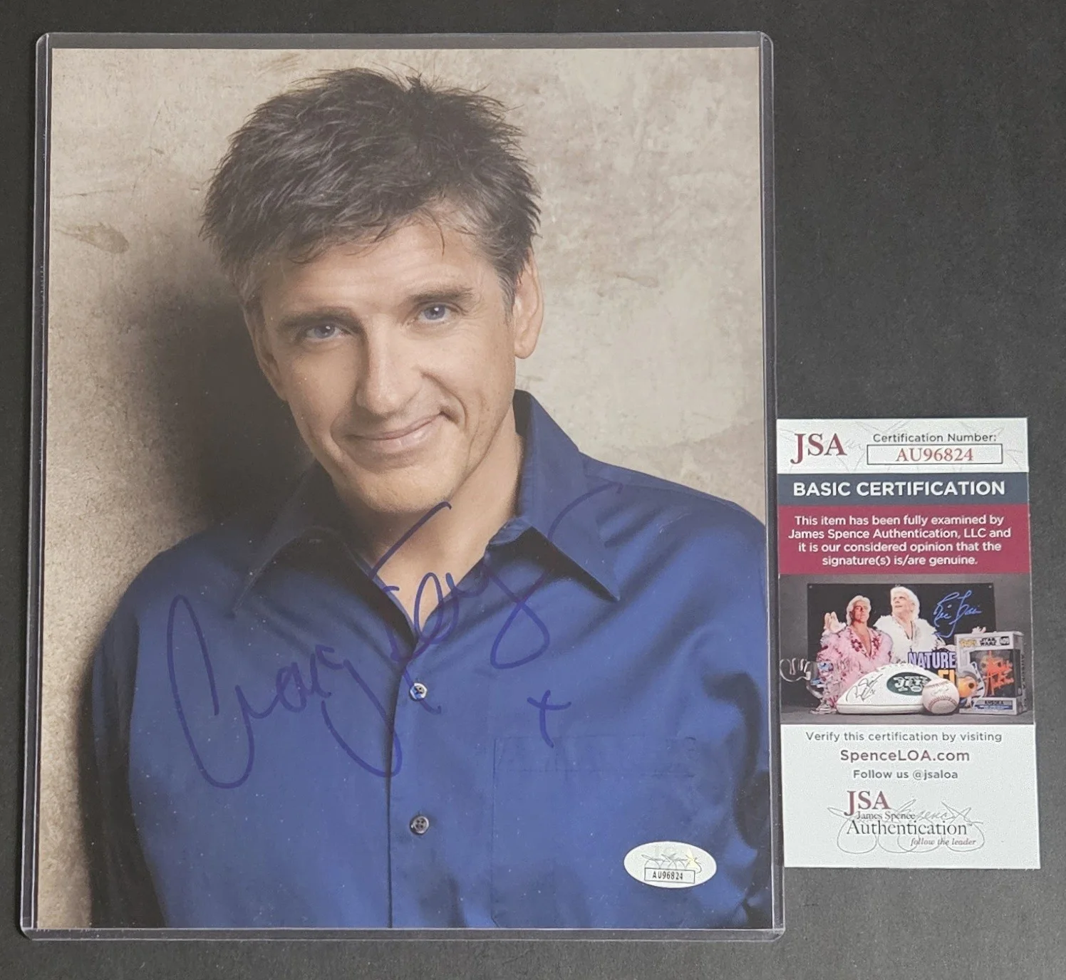 Craig Ferguson — CRAIG FERGUSON signed THE LATE LATE SHOW TV Host 8X10 photo With JSA COA psa bas