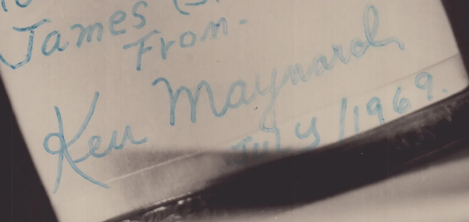 Ken Maynard — KEN MAYNARD - AUTOGRAPHED INSCRIBED PHOTOGRAPH 07/1969, image 2