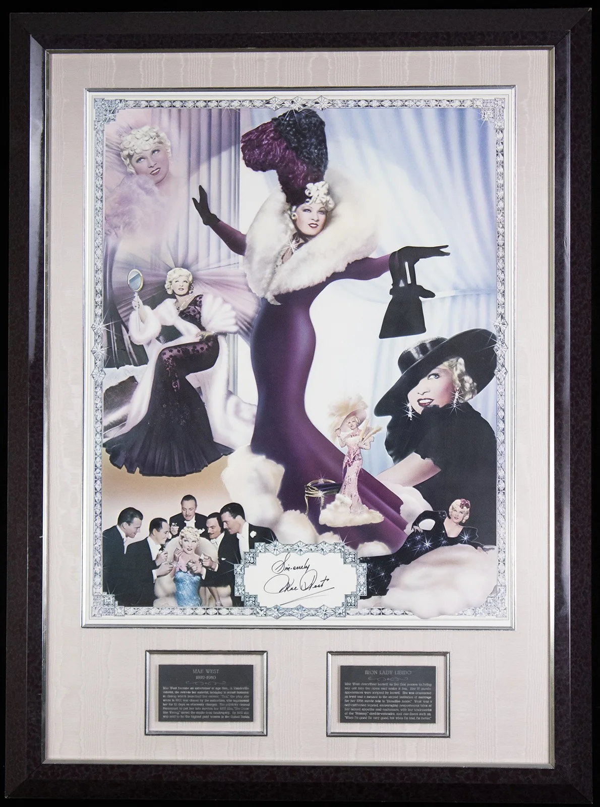 Mae West — MAE WEST - AUTOGRAPHED SIGNED POSTER