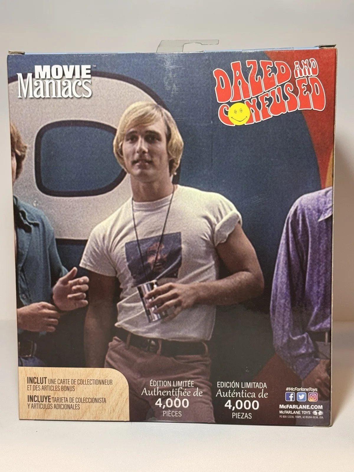 DAZED AND CONFUSED McFarlane figure Signed By Matthew McConaughey NIB, image 4