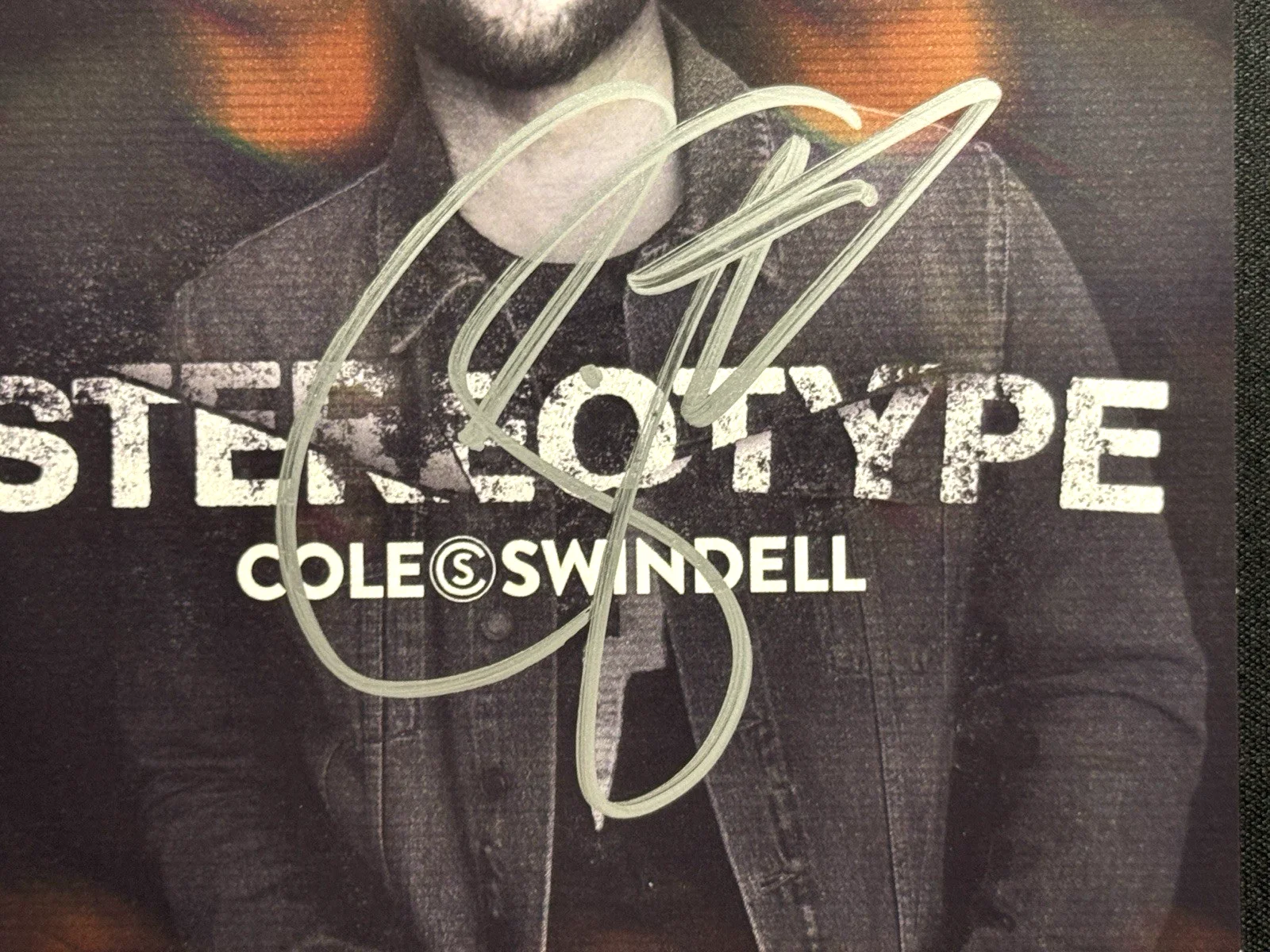 COLE SWINDELL Signed CD Booklet Cover Insert Stereotype Autographed Autograph, image 2