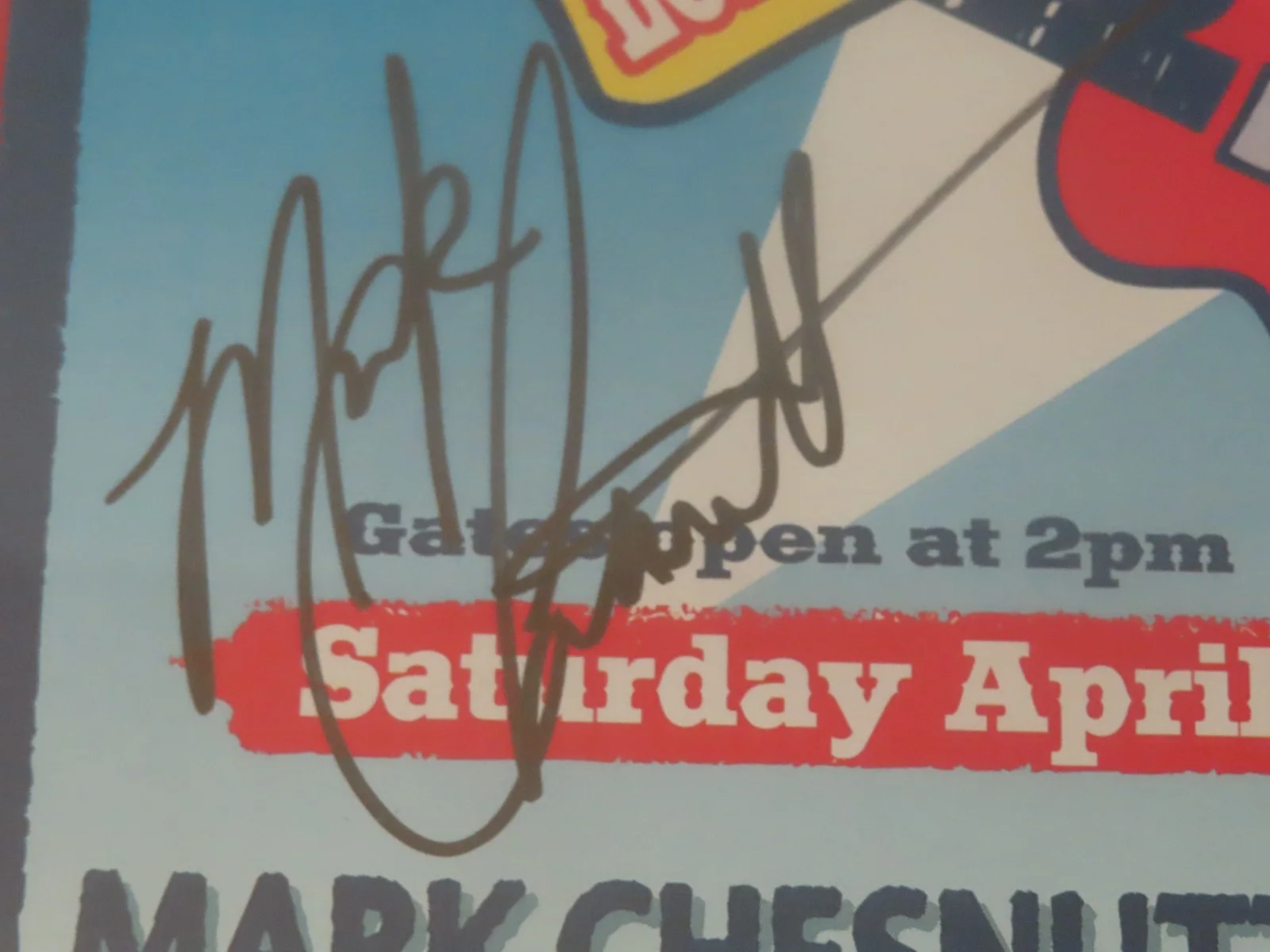 2nd annual lonestar jam 90s 1993 signed poster, image 5