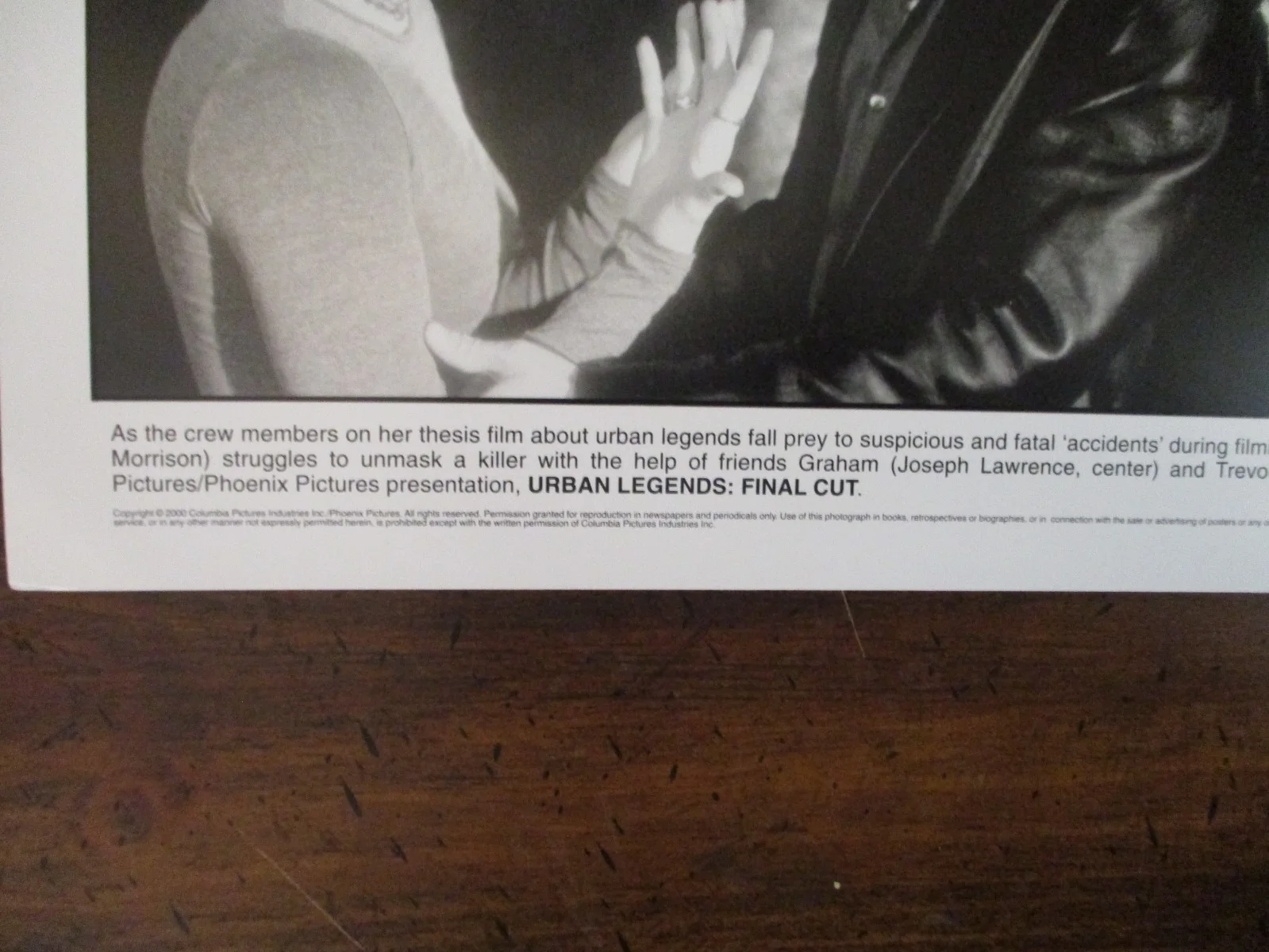 Joseph Lawrence/Jennifer Morrison/Matt Davis(URBAN LEGENDS:FINAL CUT)2000 Photo, изображение 2