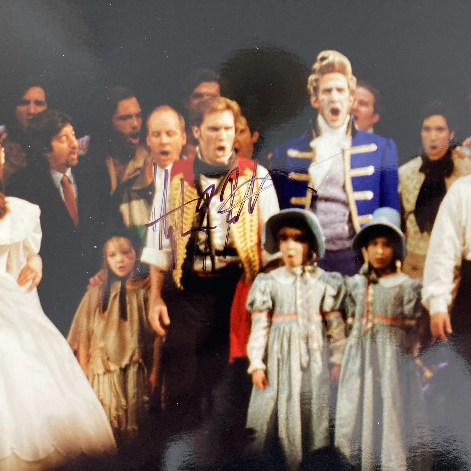Stephen R. Buntrock — Les Miserables Stephen R. Buntrock Signed Photo 10 Anniversary On Broadway 1997, изображение 2