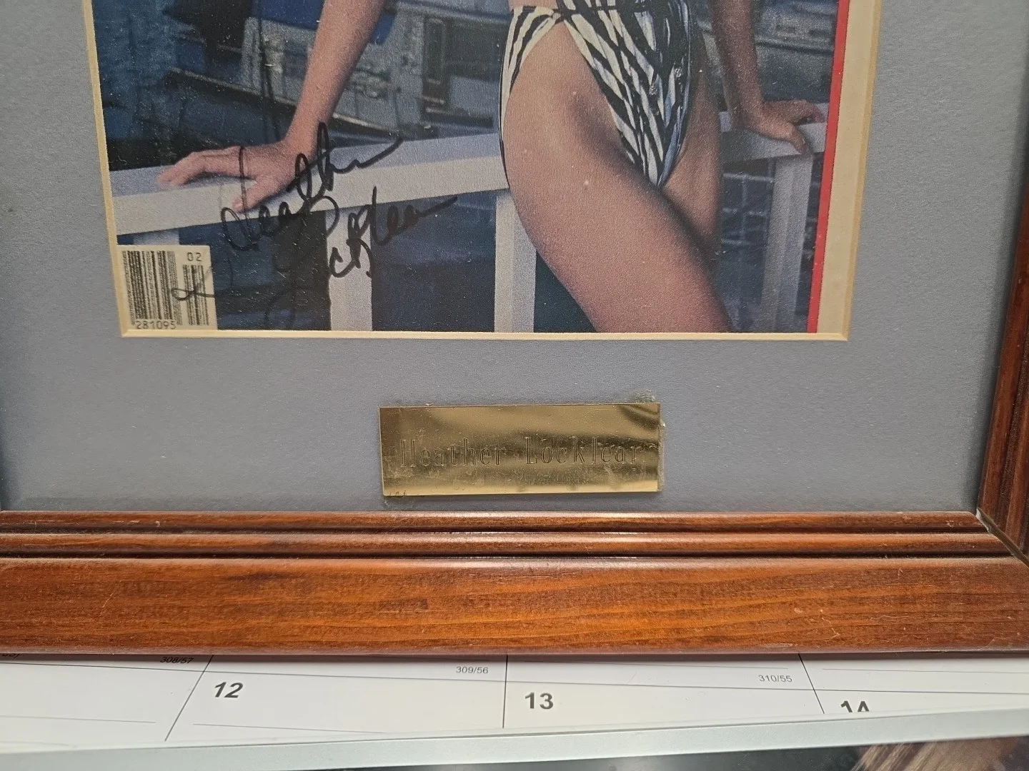 Heather Locklear — Inside Sports Magazine February 1984 Heather Locklear Auto Signed Framed Matted, image 3