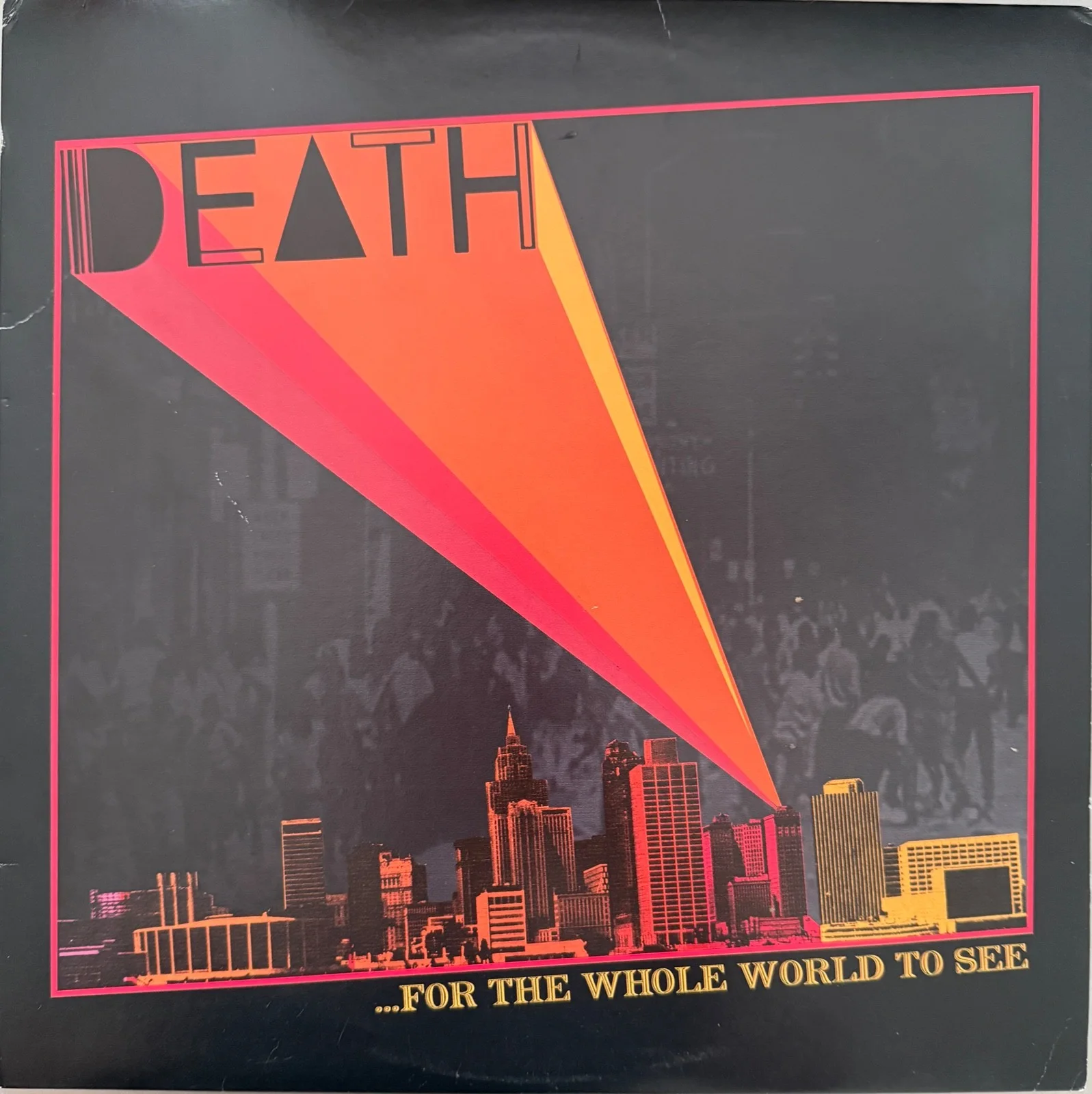 Death : For All The World To See fully signed LP vinyl ( white stripes ), image 2