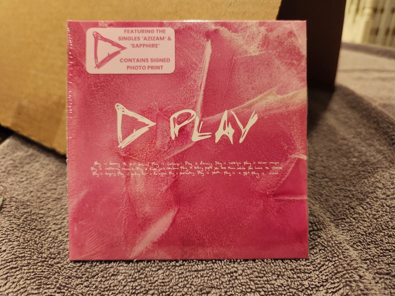 Ed Sheeran Play CD w/SIGNED polaroid - CD is still factory sealed. SOLD OUT, изображение 2