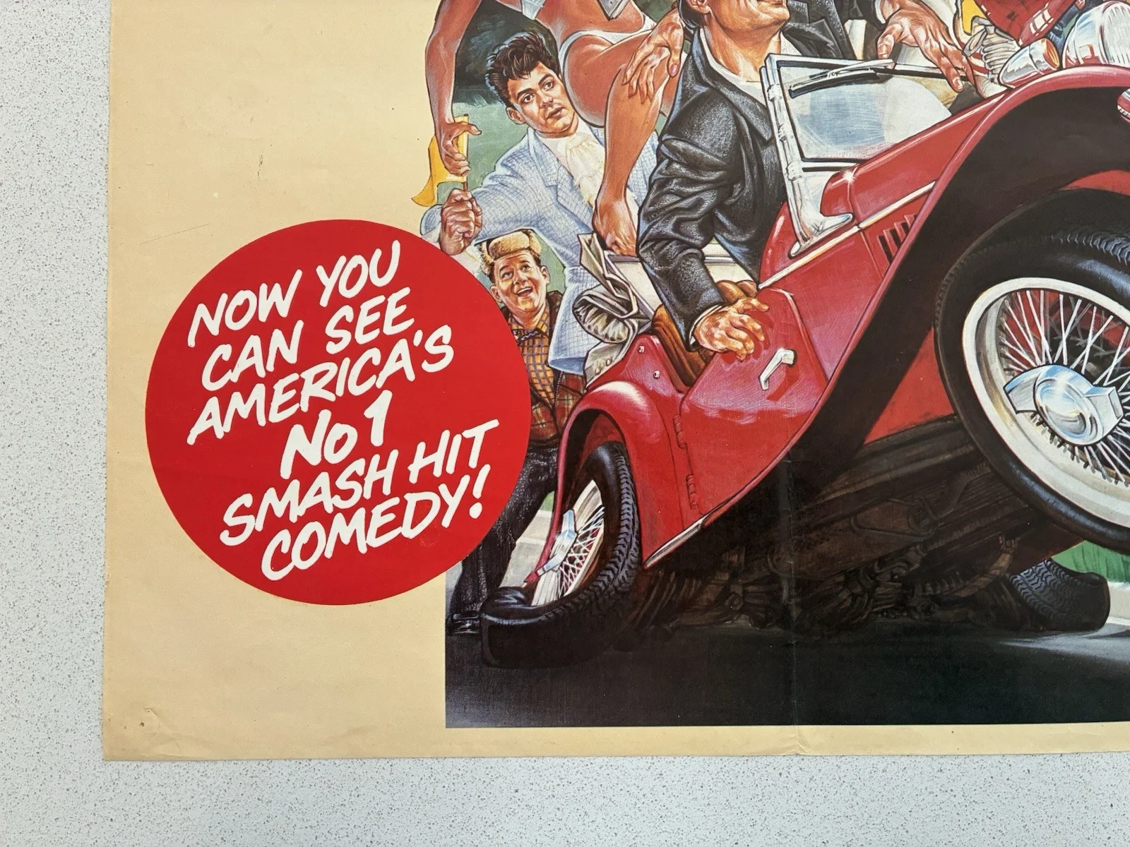 BACK TO SCHOOL - UK QUAD ORIGINAL CINEMA POSTER 1986 RODNEY DANGERFIELD BARBEAU, изображение 2