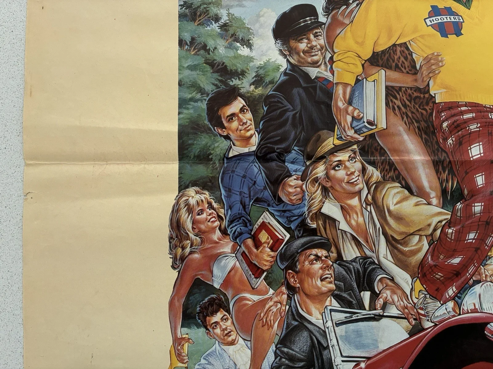 BACK TO SCHOOL - UK QUAD ORIGINAL CINEMA POSTER 1986 RODNEY DANGERFIELD BARBEAU, изображение 3