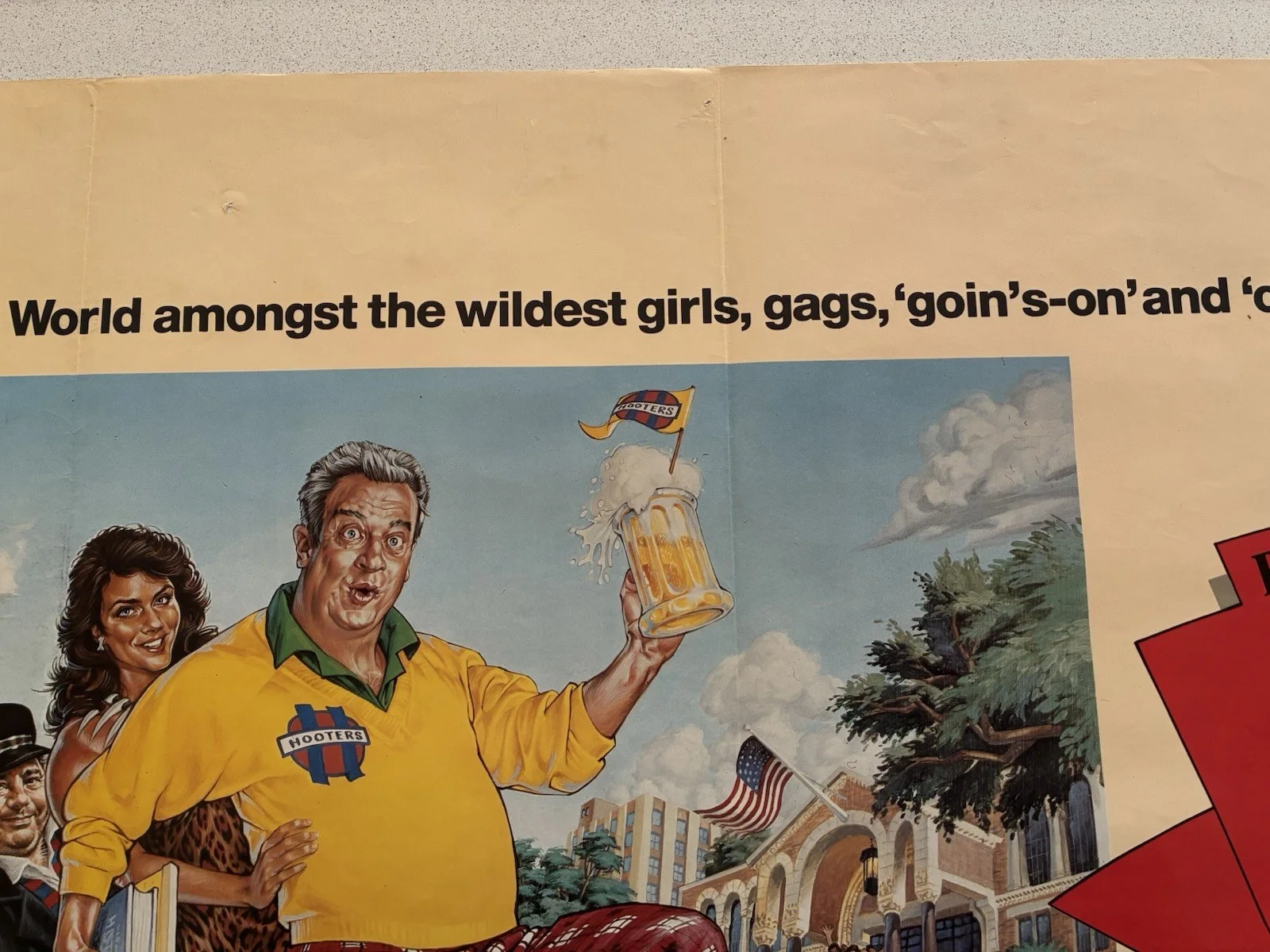 BACK TO SCHOOL - UK QUAD ORIGINAL CINEMA POSTER 1986 RODNEY DANGERFIELD BARBEAU, изображение 5