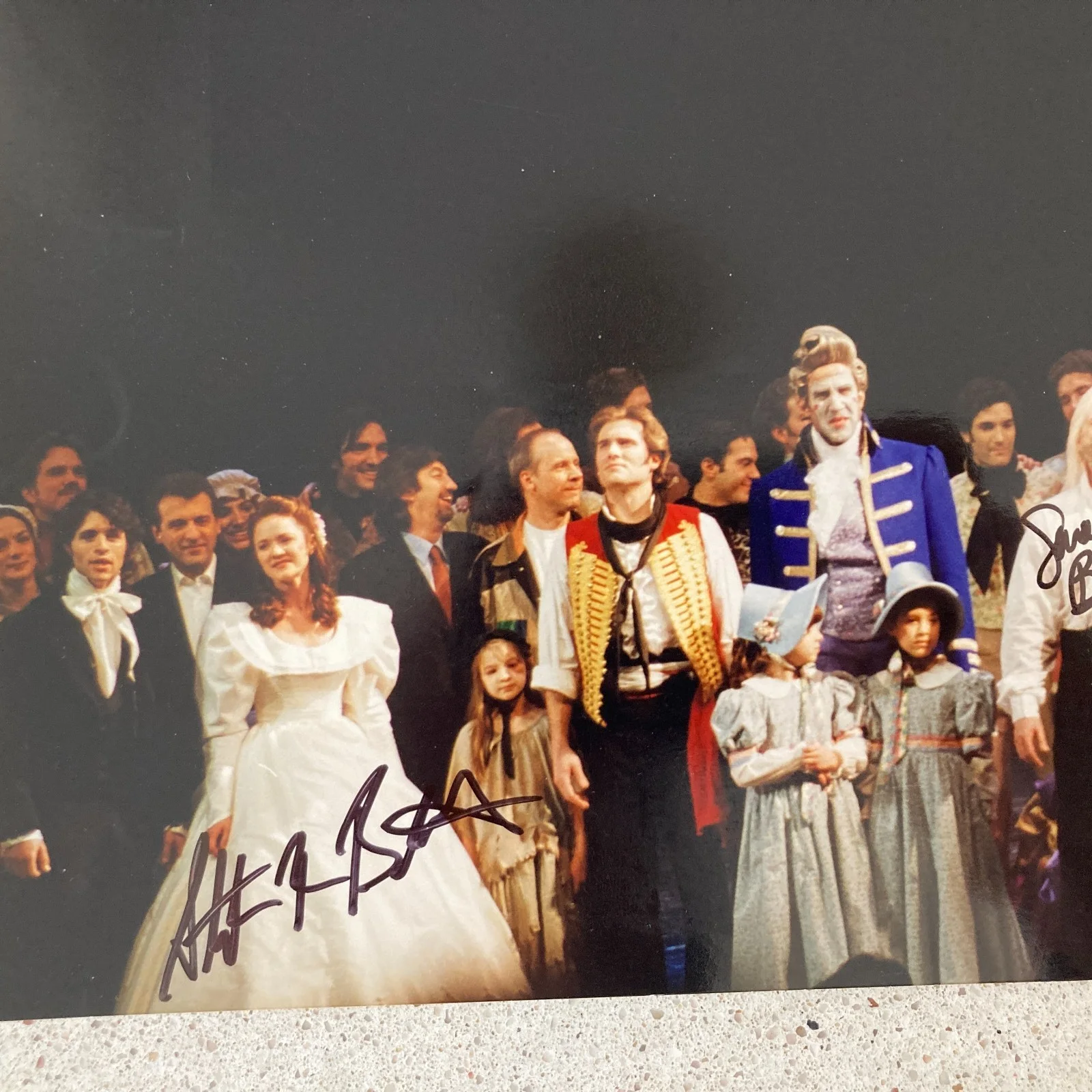 Christopher Innvar Stephen Buntrock Sarah Berry — Signed Les Miserables Christopher Innvar Stephen Buntrock Sarah Berry Photo 1997, image 2