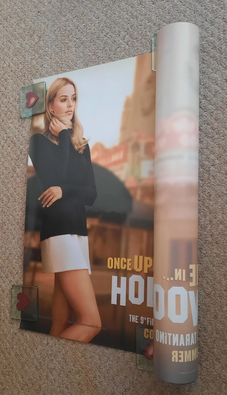 ONCE UPON A TIME IN HOLLYWOOD (2019) Margo Robbie quad poster 40" x 30", image 4