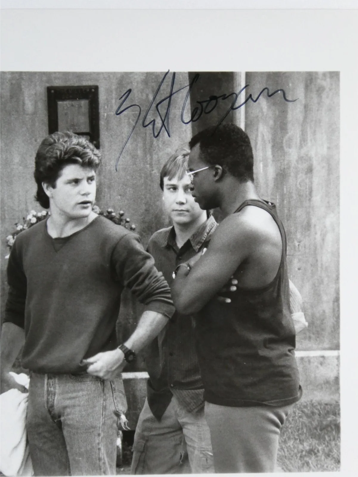 Keith Coogan — Keith Coogan Signed B&W 8x10 Promo Photo Toy Soldiers Autographed, изображение 2