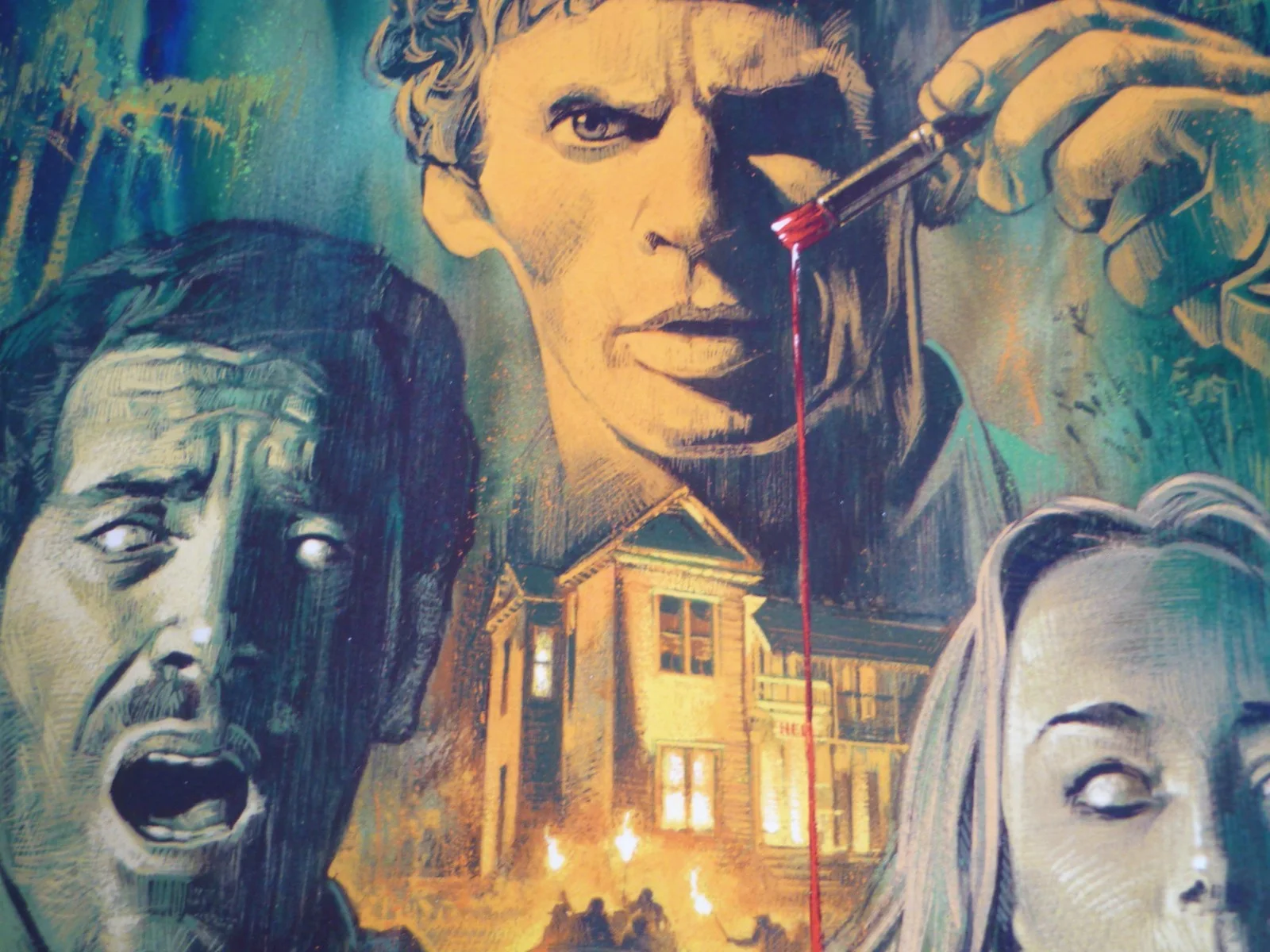 14x11 framed poster soundtrack artwork the beyond badio frizzi, изображение 2