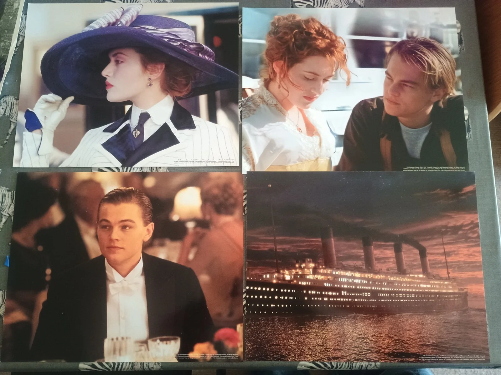 Titanic Movie Set X4 Rare Movie Prints Pictures In Envelope, изображение 2