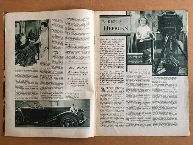 KATHARINE HEPBURN Louisa M. Alcott's LITTLE WOMEN 1933 Vintage Publicity Booklet, изображение 3