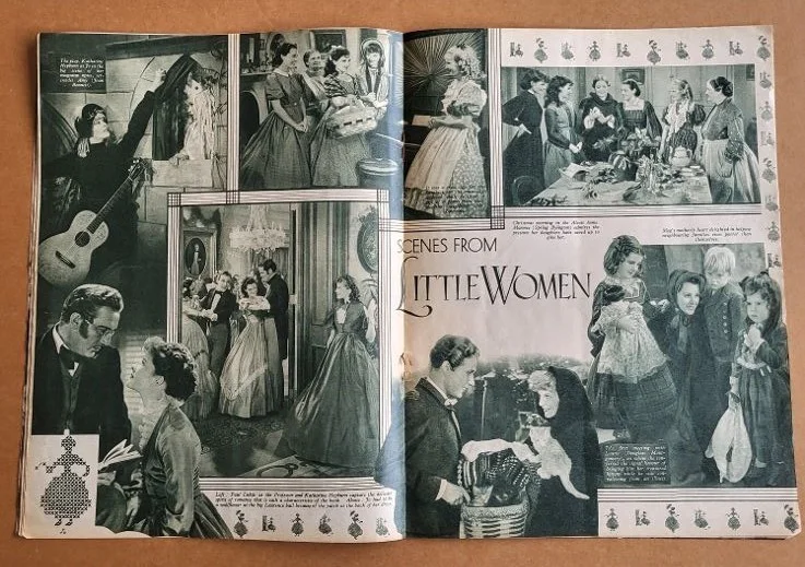 KATHARINE HEPBURN Louisa M. Alcott's LITTLE WOMEN 1933 Vintage Publicity Booklet, изображение 4