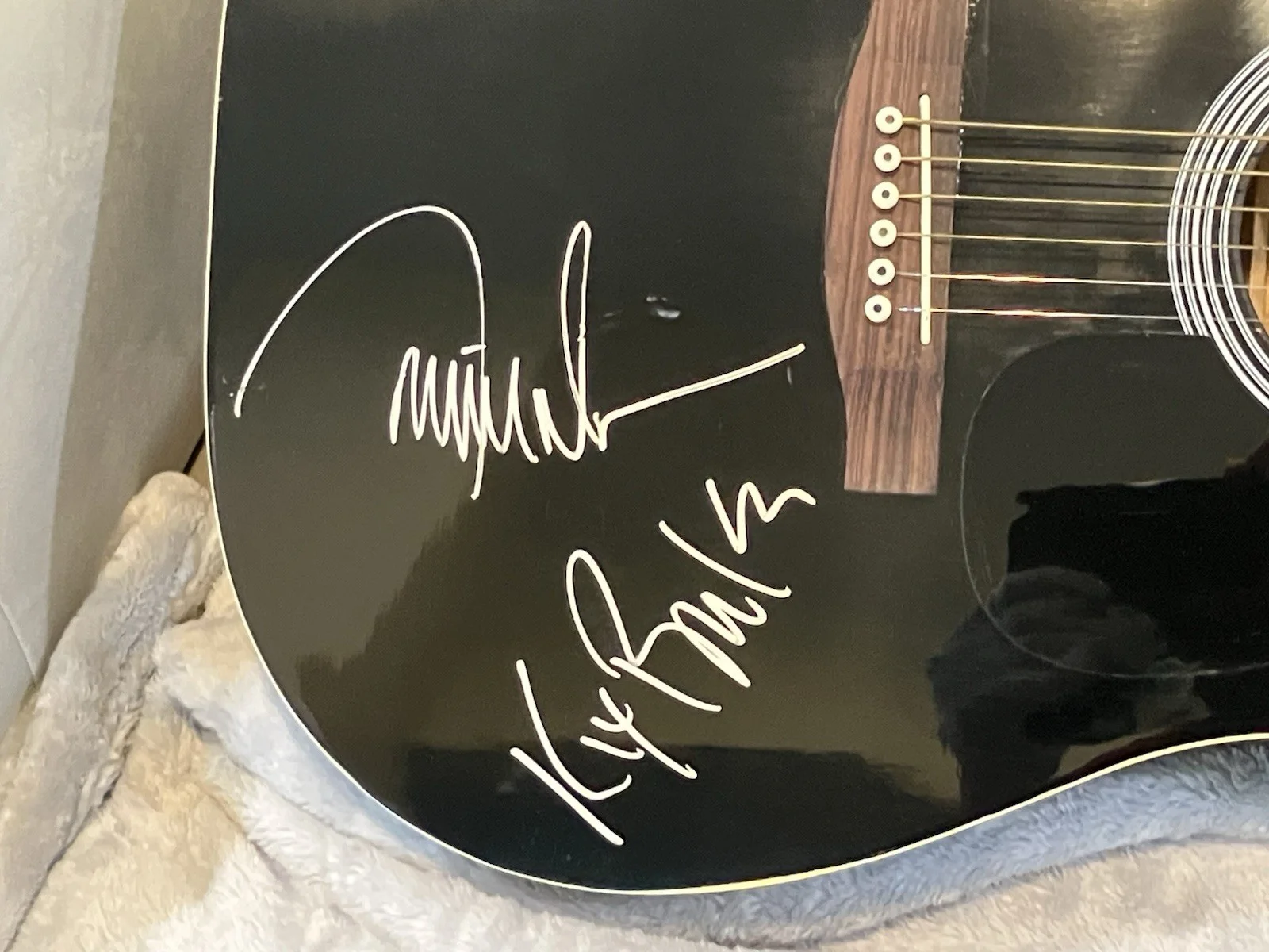 BROOKS & DUNN SIGNED Guitar Kix Brooks Ronnie Dunn COA & Pass Konocti, CA 2004, image 3